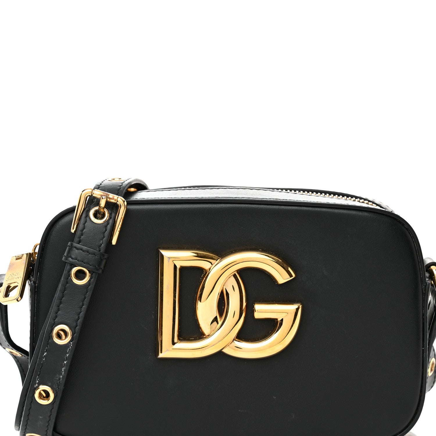 Dolce & Gabbana Calfskin 3.5 Camera Crossbody Bag Black 7 of 12