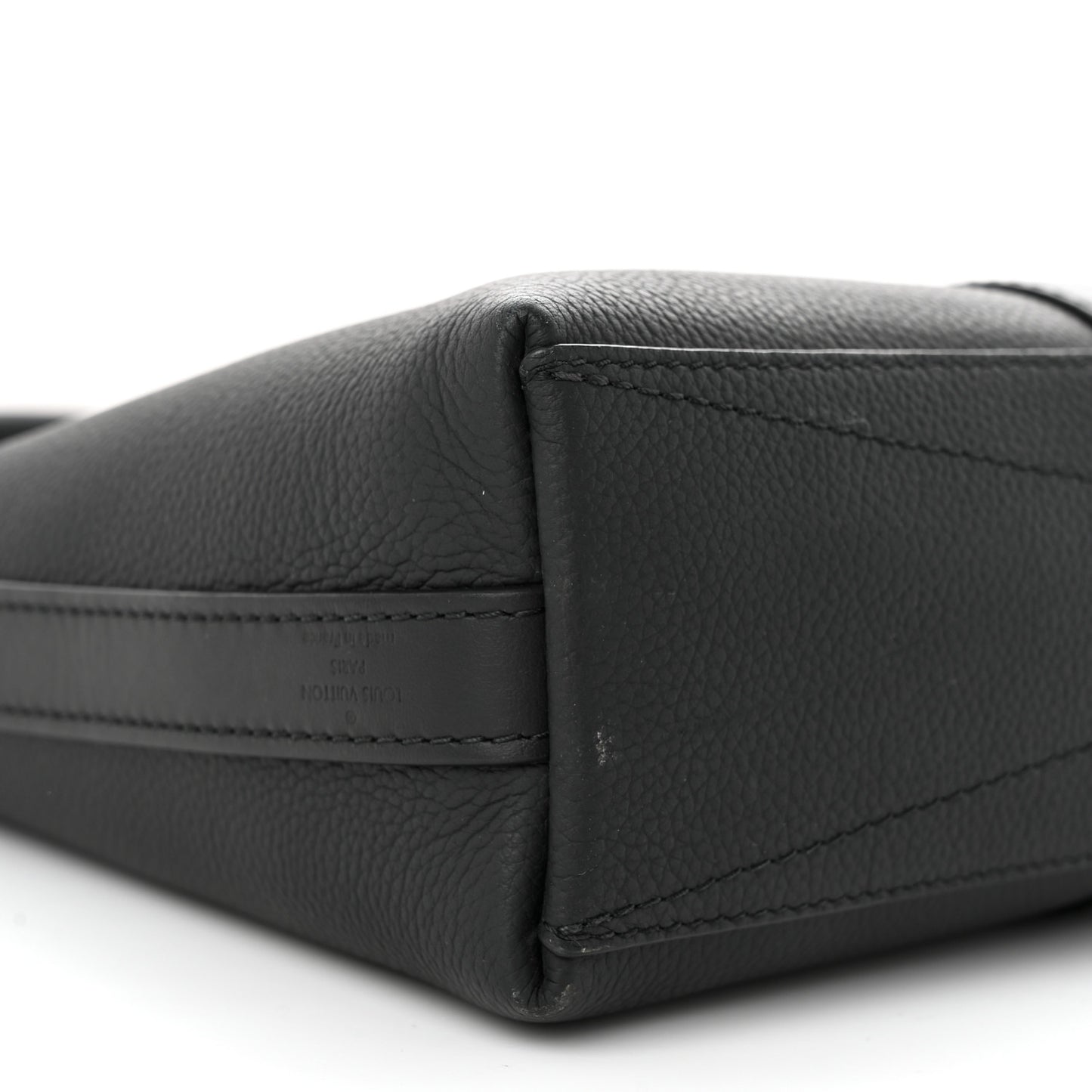 Calfskin Aerogram Takeoff Briefcase Black