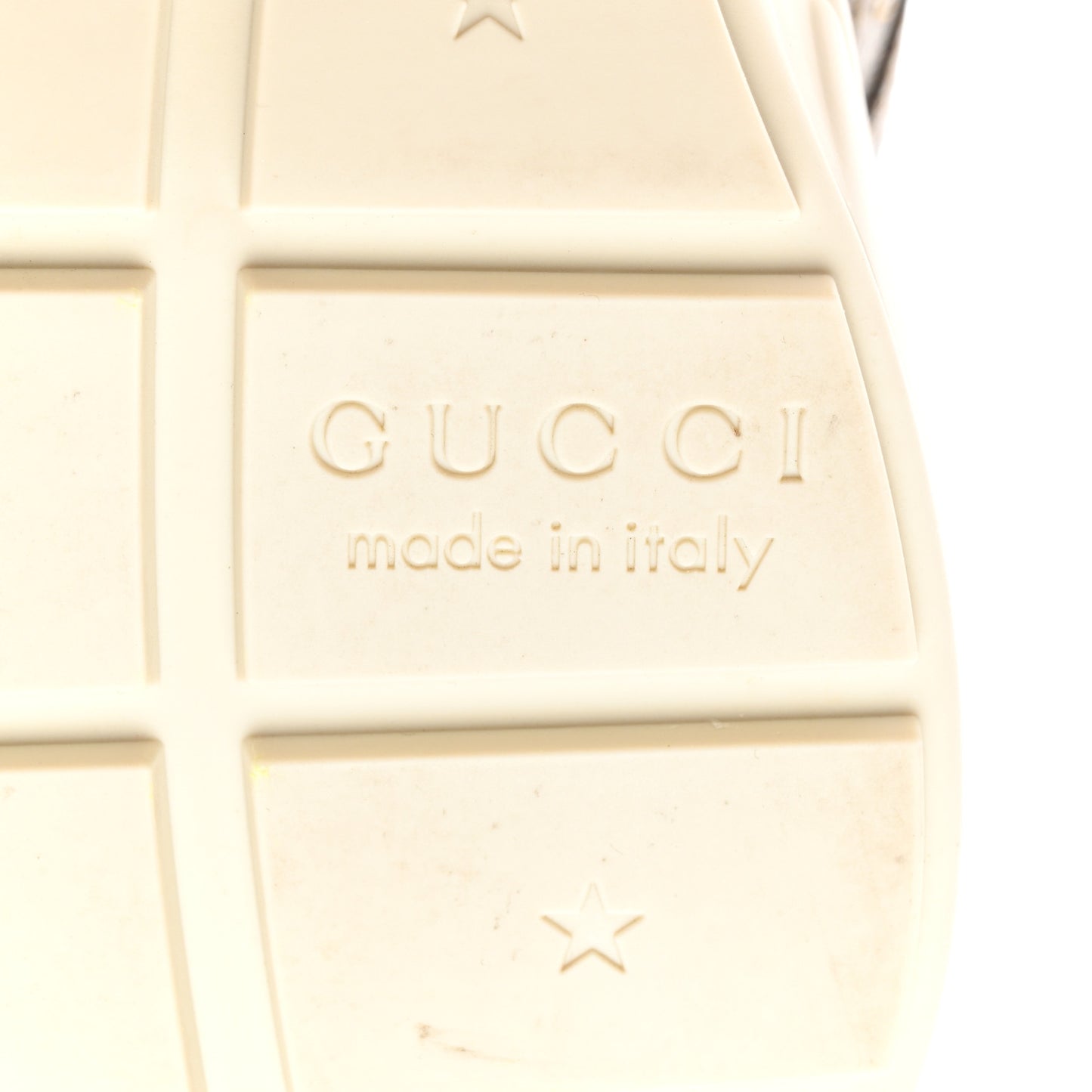 Maxi GG Supreme Monogram Gucci 100 Womens Rhyton Sneakers 38 Beige Ebony