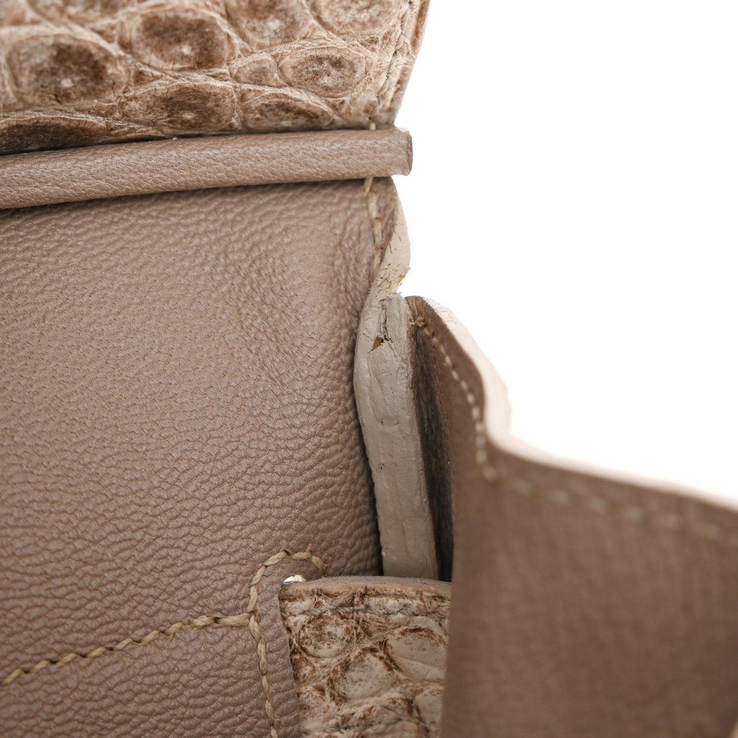 Hermes Matte Niloticus Crocodile Himalaya Birkin 30 Blanc 37 of 56