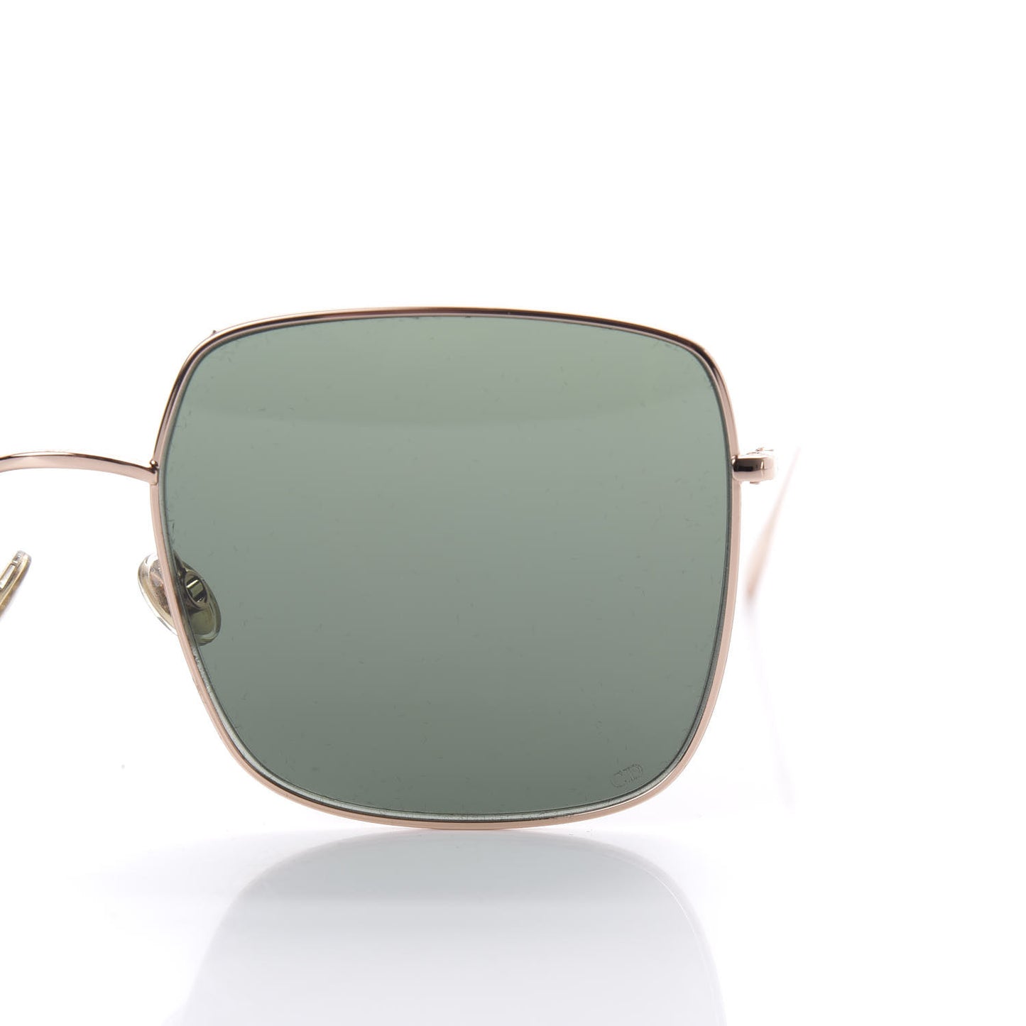 Metal DiorStellaire 1 Sunglasses Rose Gold Green