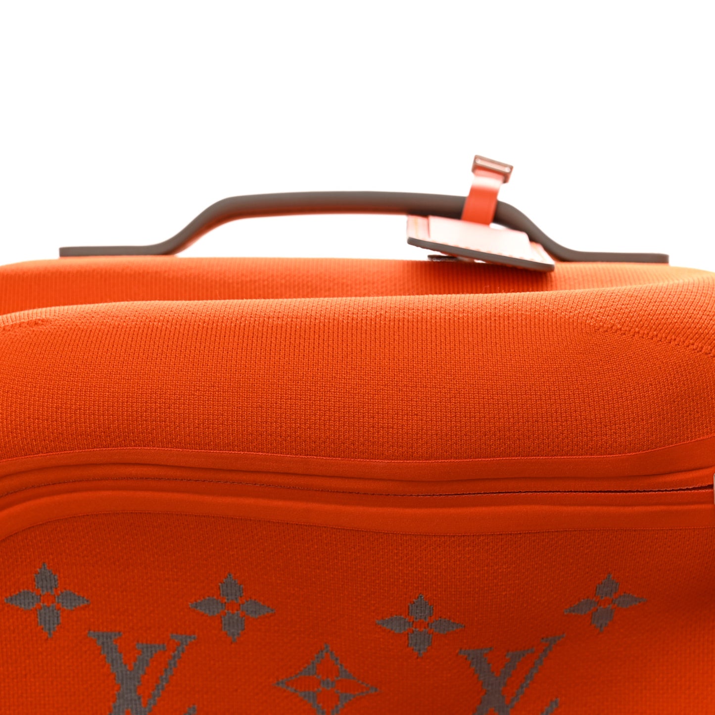 Knit Monogram Horizon Soft Duffle 55 Orange