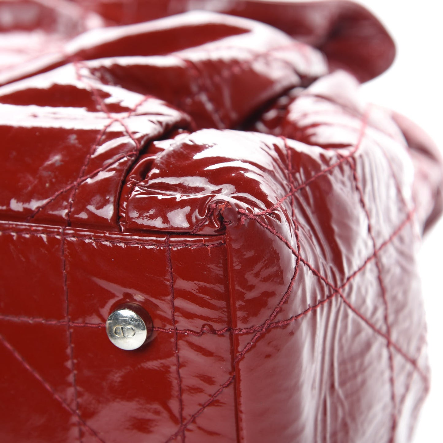 Patent Cannage Medium Le Trente Tote Red