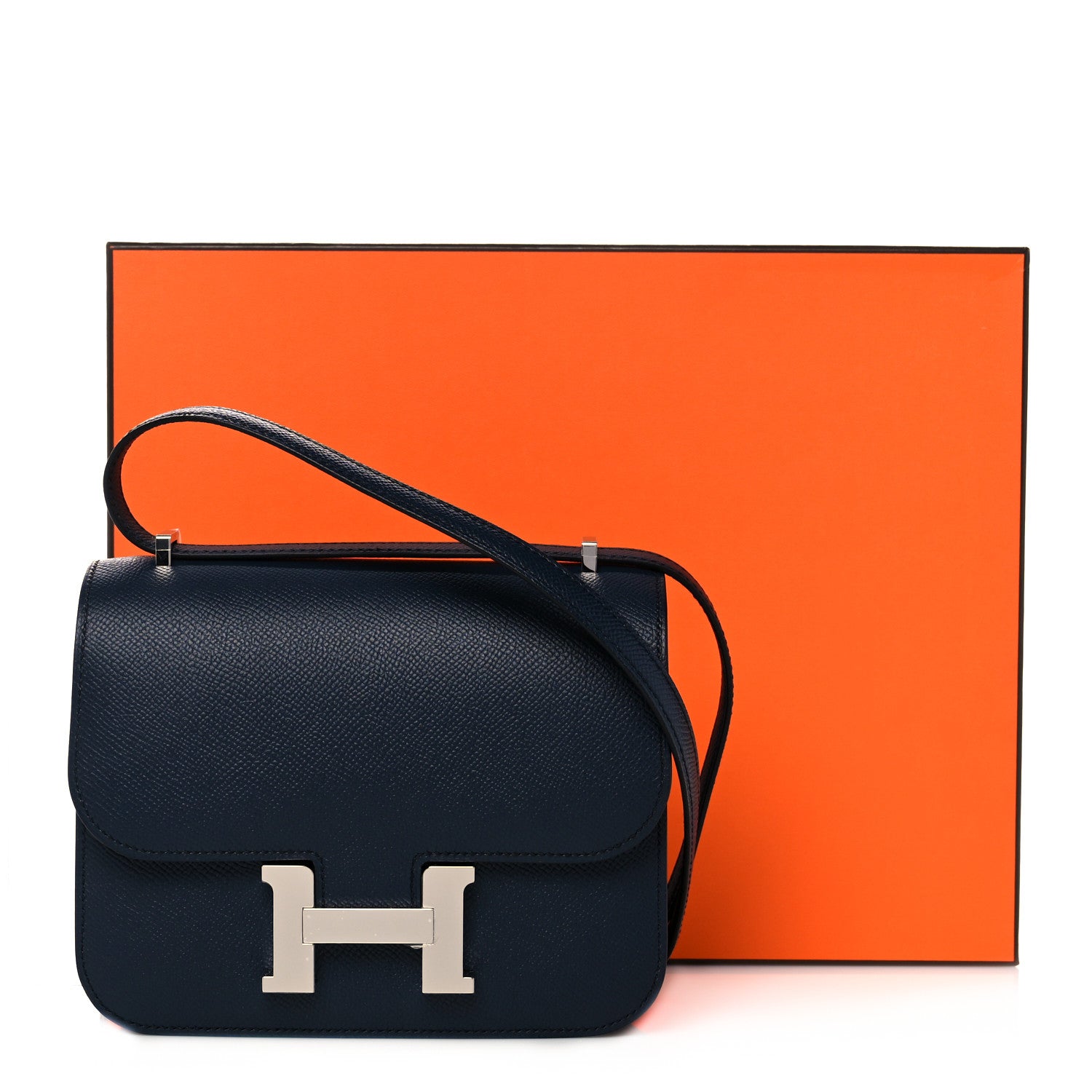 Hermes Epsom Constance 18 Bleu Indigo 9 of 9