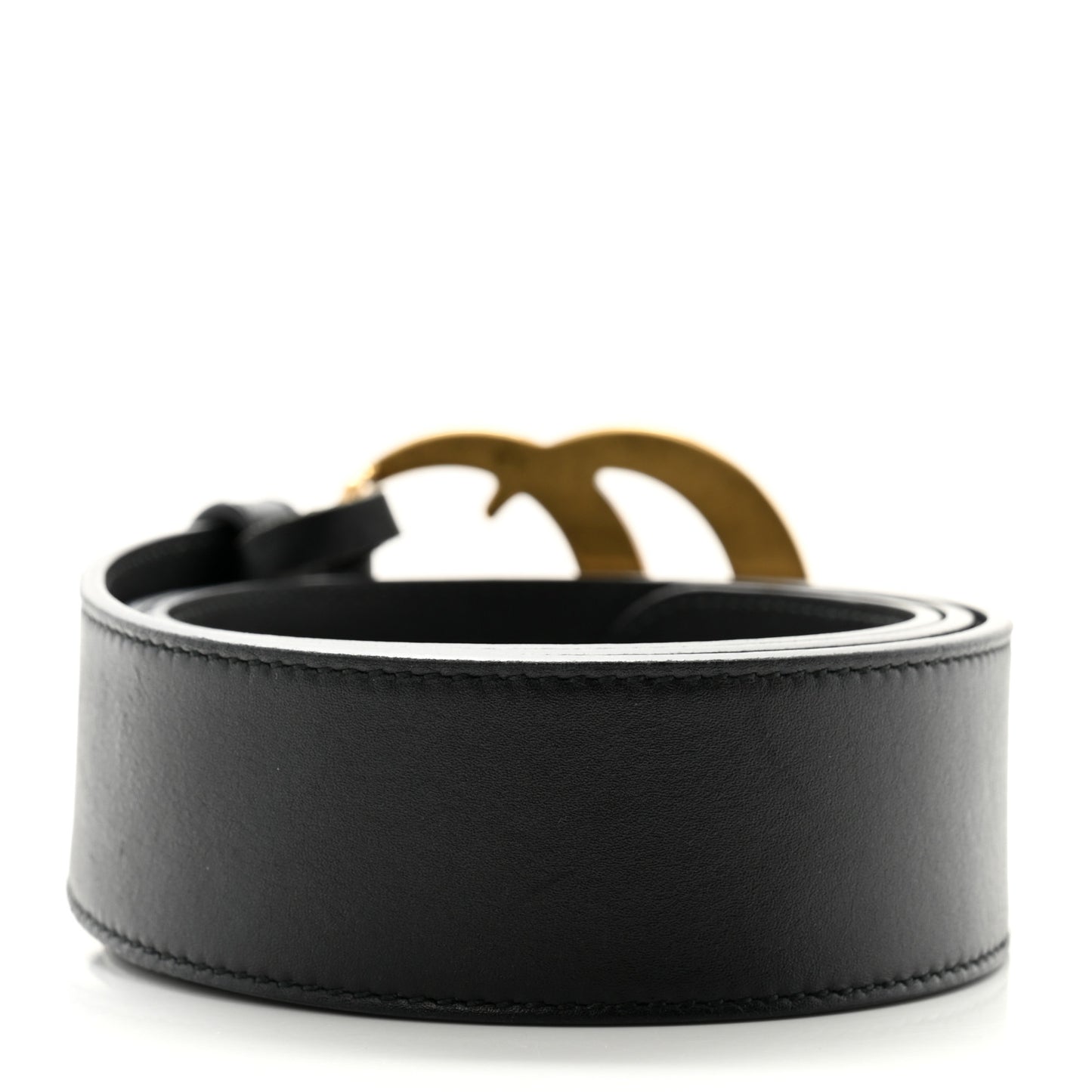 Plutone Calfskin Double G 40mm Belt 90 36 Black