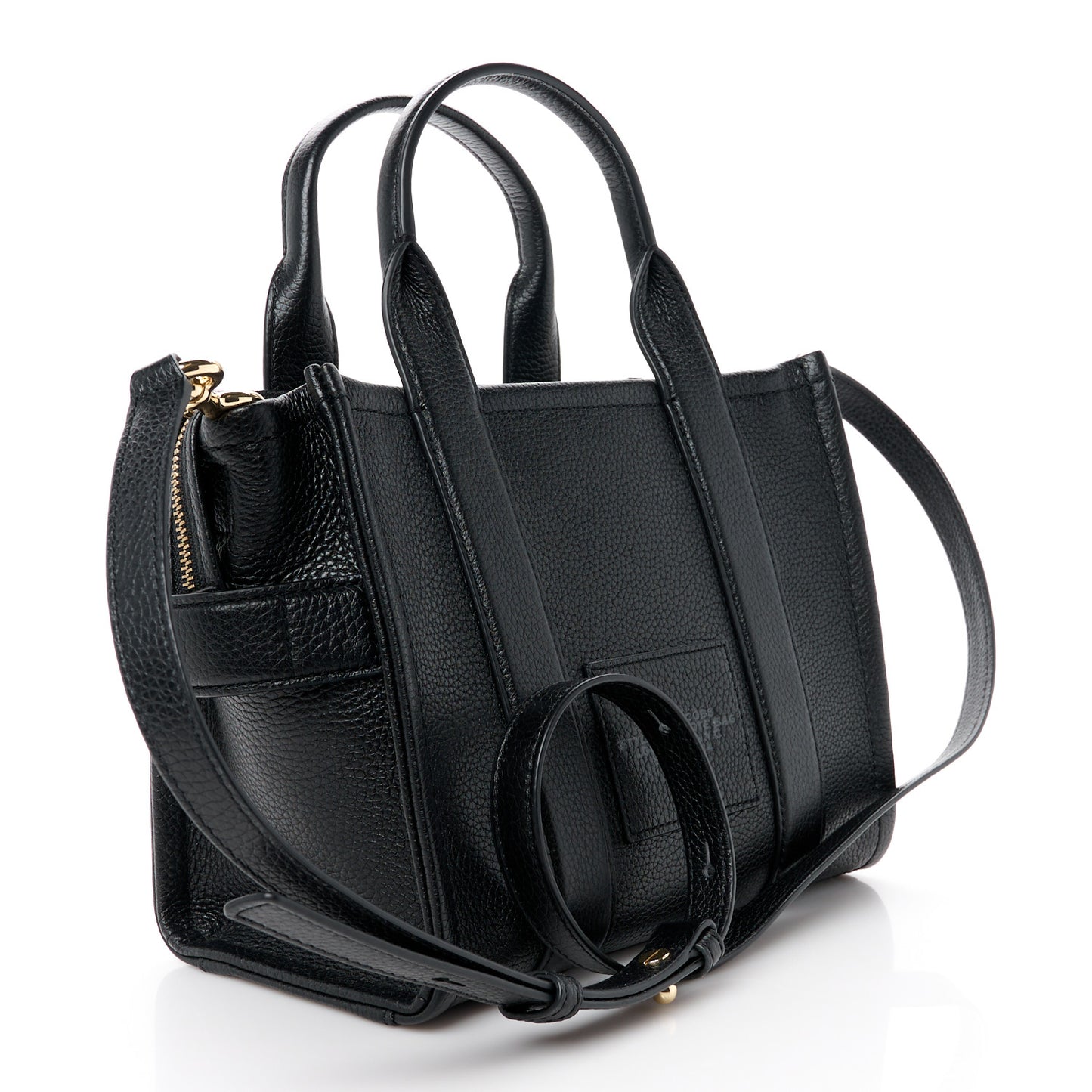 Grained Calfskin Small The Tote Bag Black