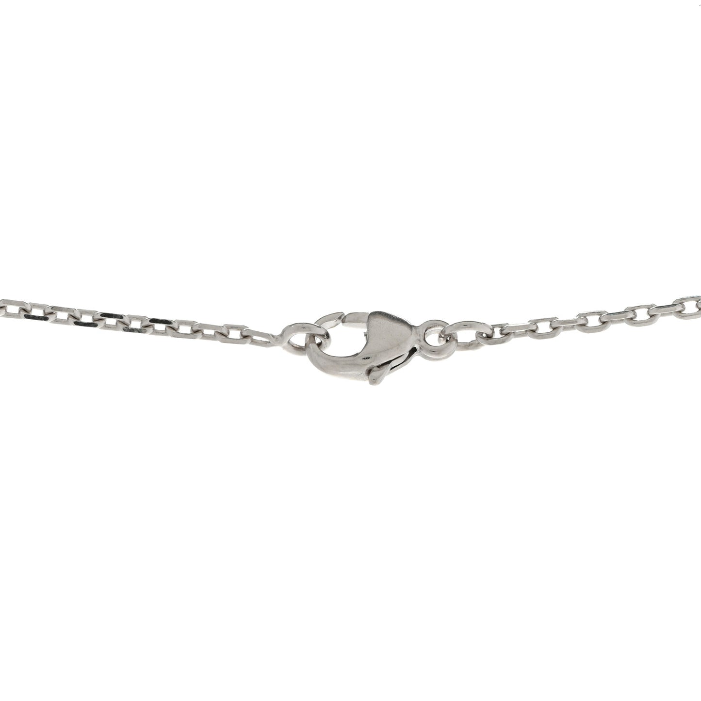 Palladium Mini Pop H Pendant Necklace Jaune Soufre Pale