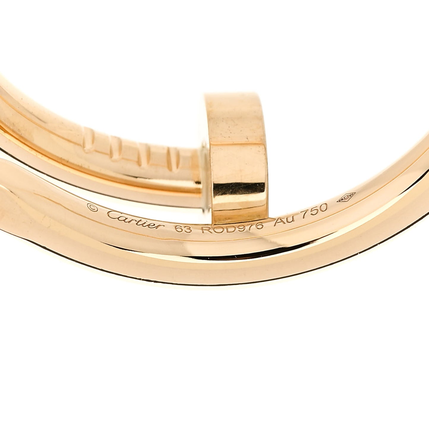 18K Yellow Gold Juste Un Clou Ring 63 10.25