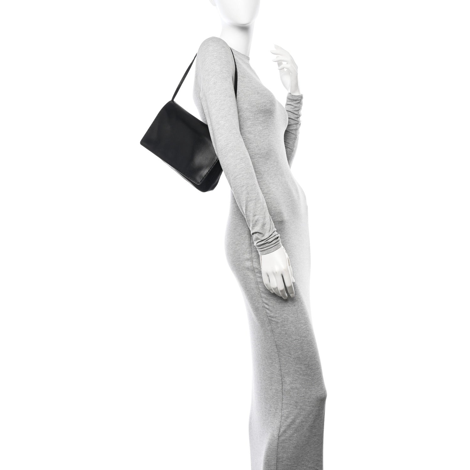 The Row Nappa Nuance Shoulder Bag Black 2 of 12