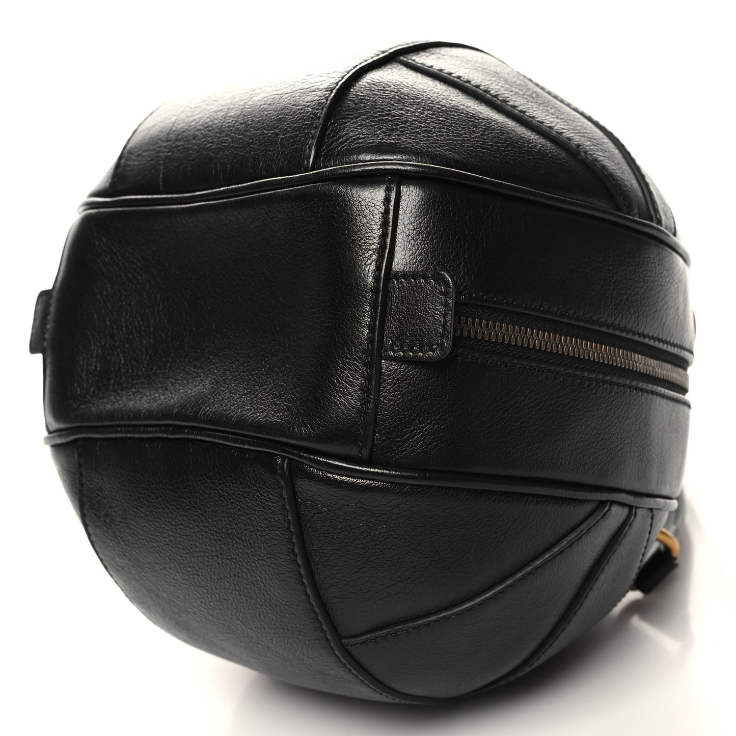 Piuma Lux Energy Tifosa Basketball Shaped Shoulder Bag Black