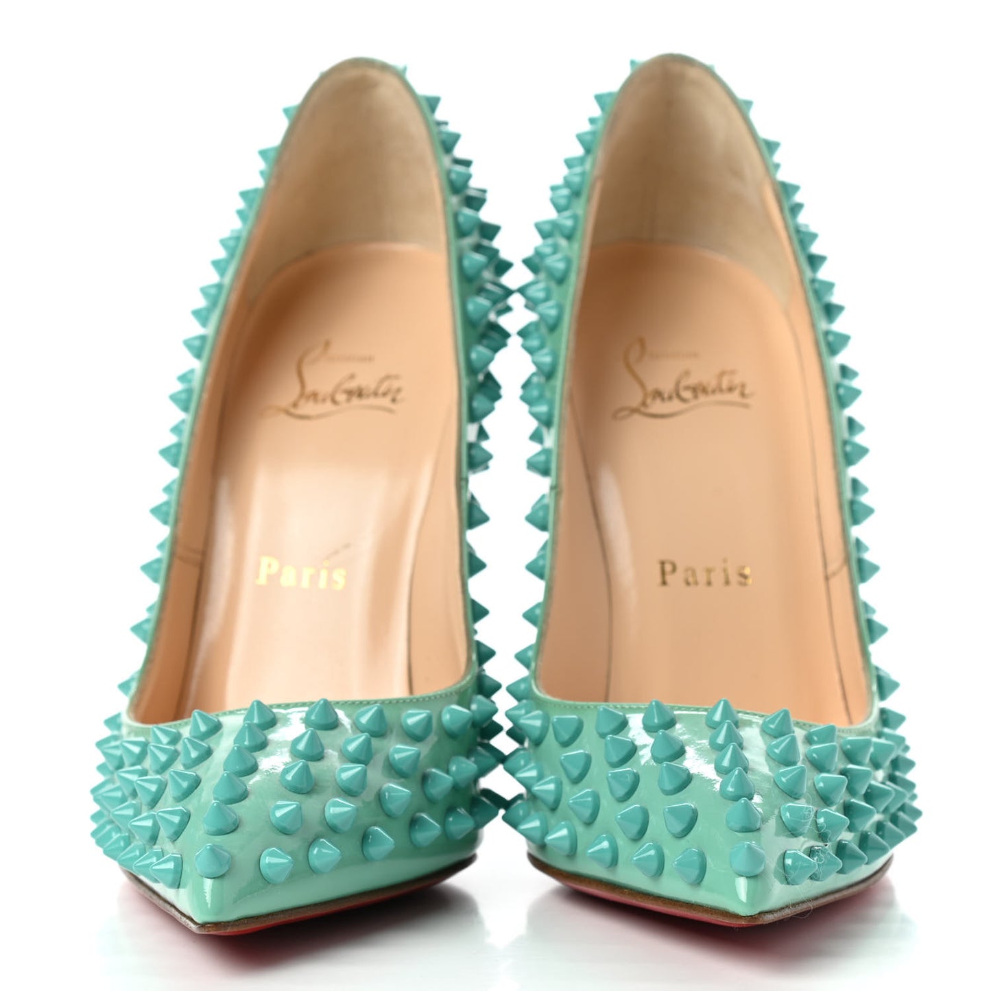 Patent Pigalle Spikes 120 Pumps 37.5 Aquamarine