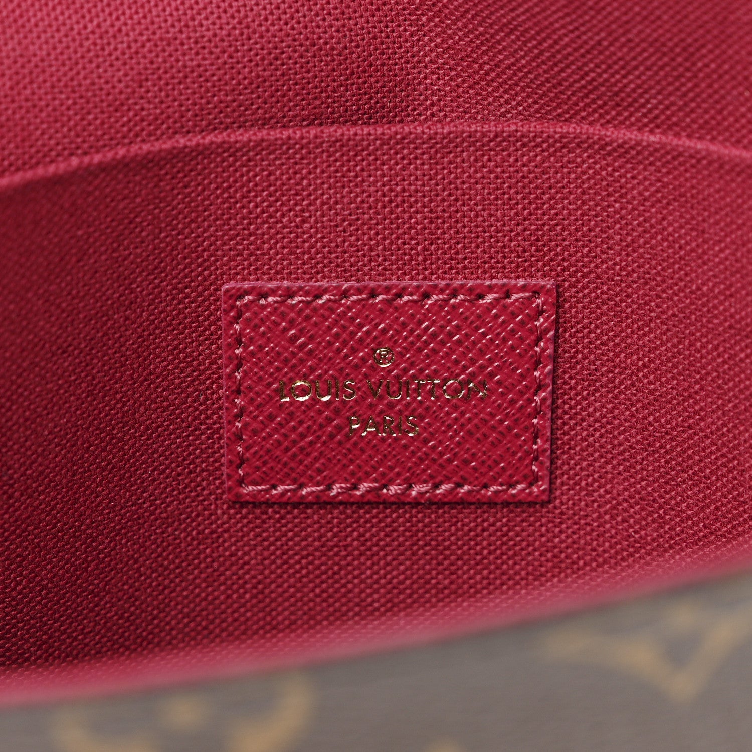 Louis Vuitton Monogram Pochette Felicie Chain Wallet Fuchsia 7 of 12