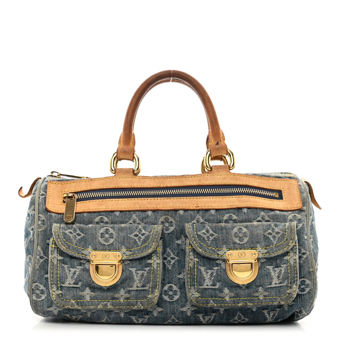 Monogram Denim Neo Speedy Blue