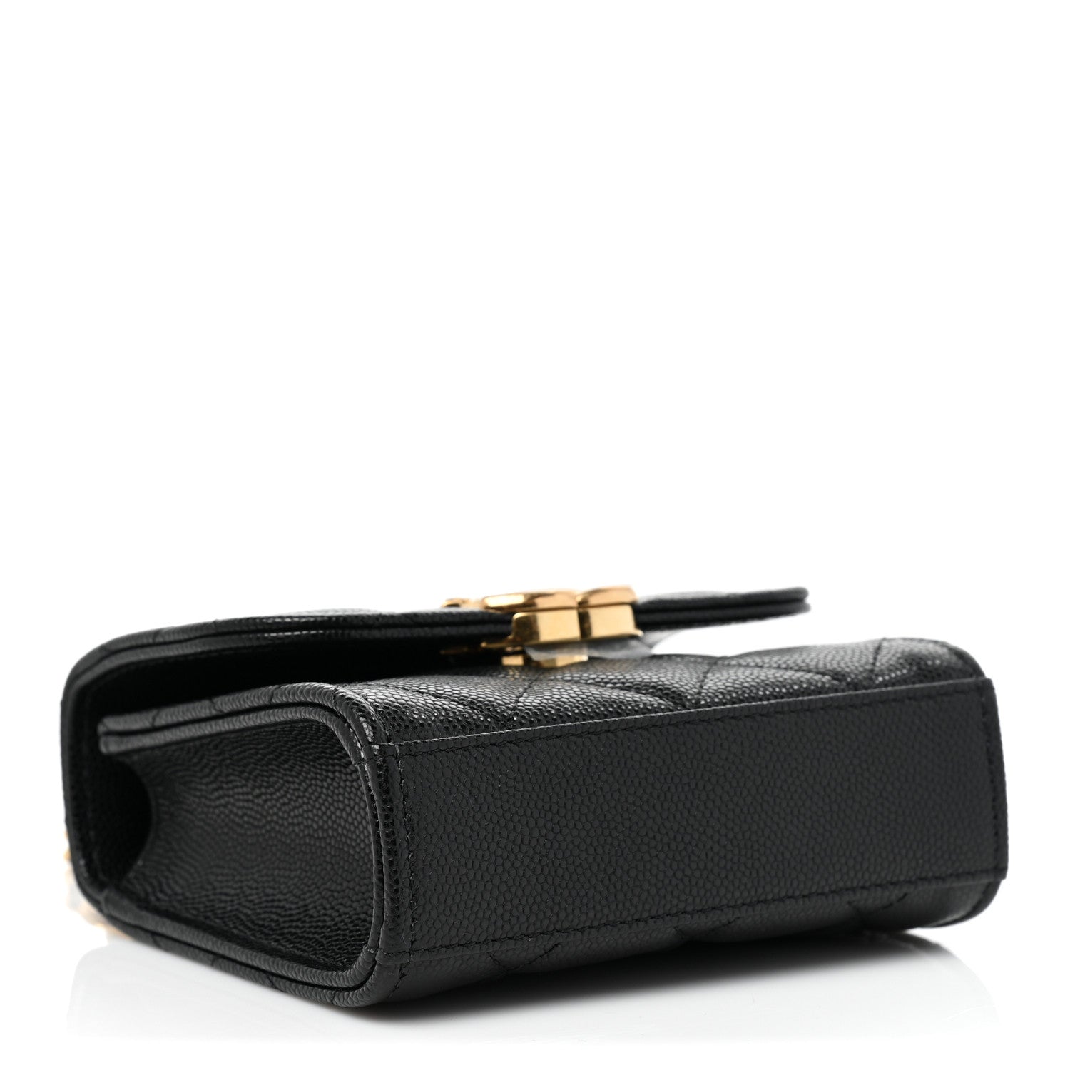 Chanel Caviar Quilted Coco First Clutch With Chain Black 3 of 8