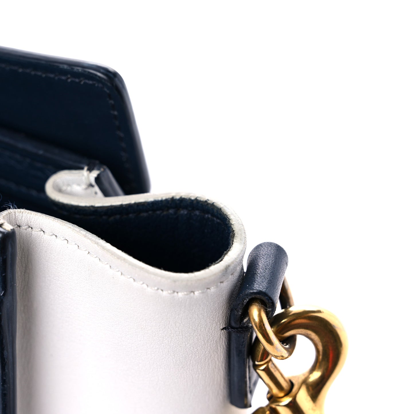 Drummed Calfskin Nano Tri-Color Luggage Firefly