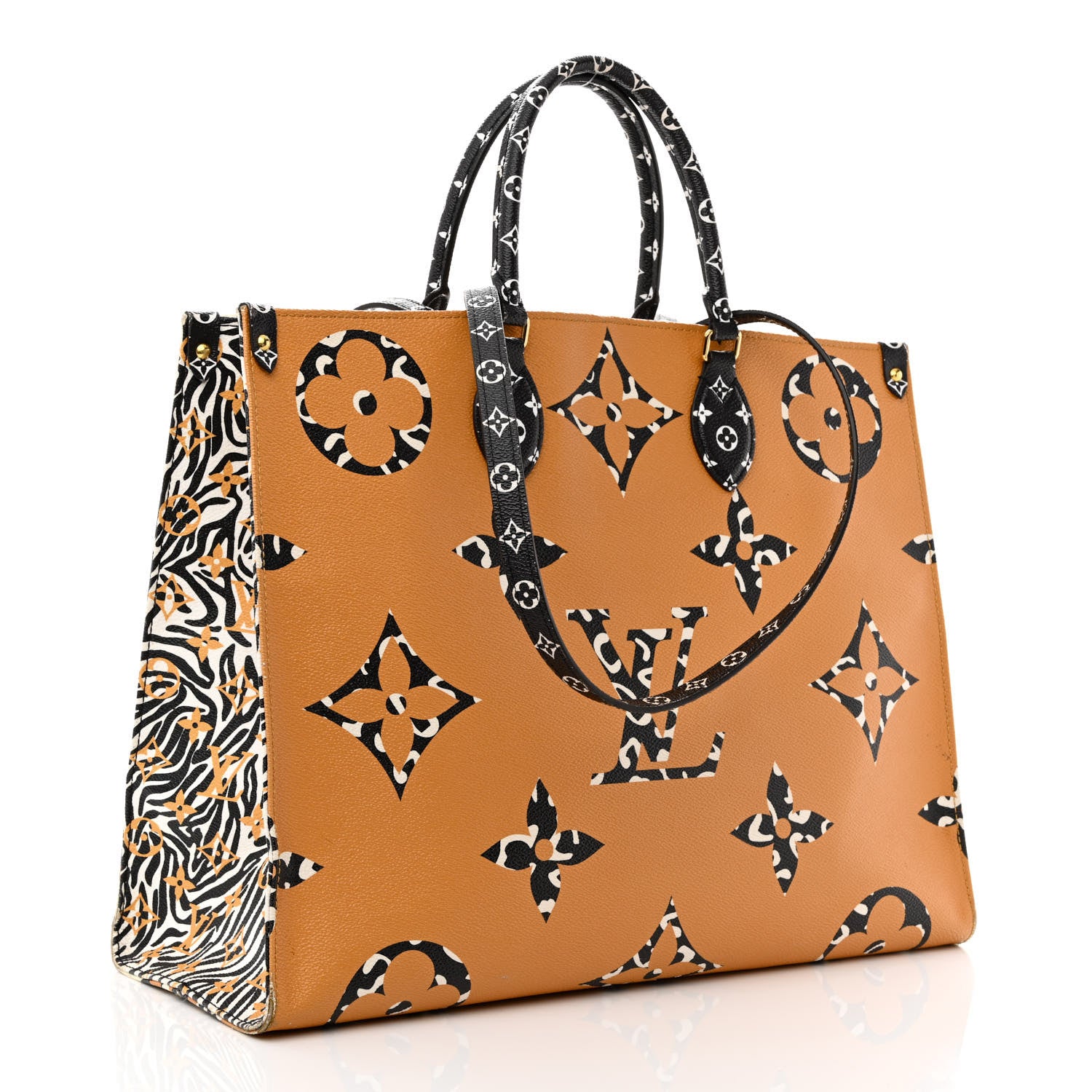 Louis Vuitton Monogram Giant Jungle Onthego GM Ivory 3 of 14