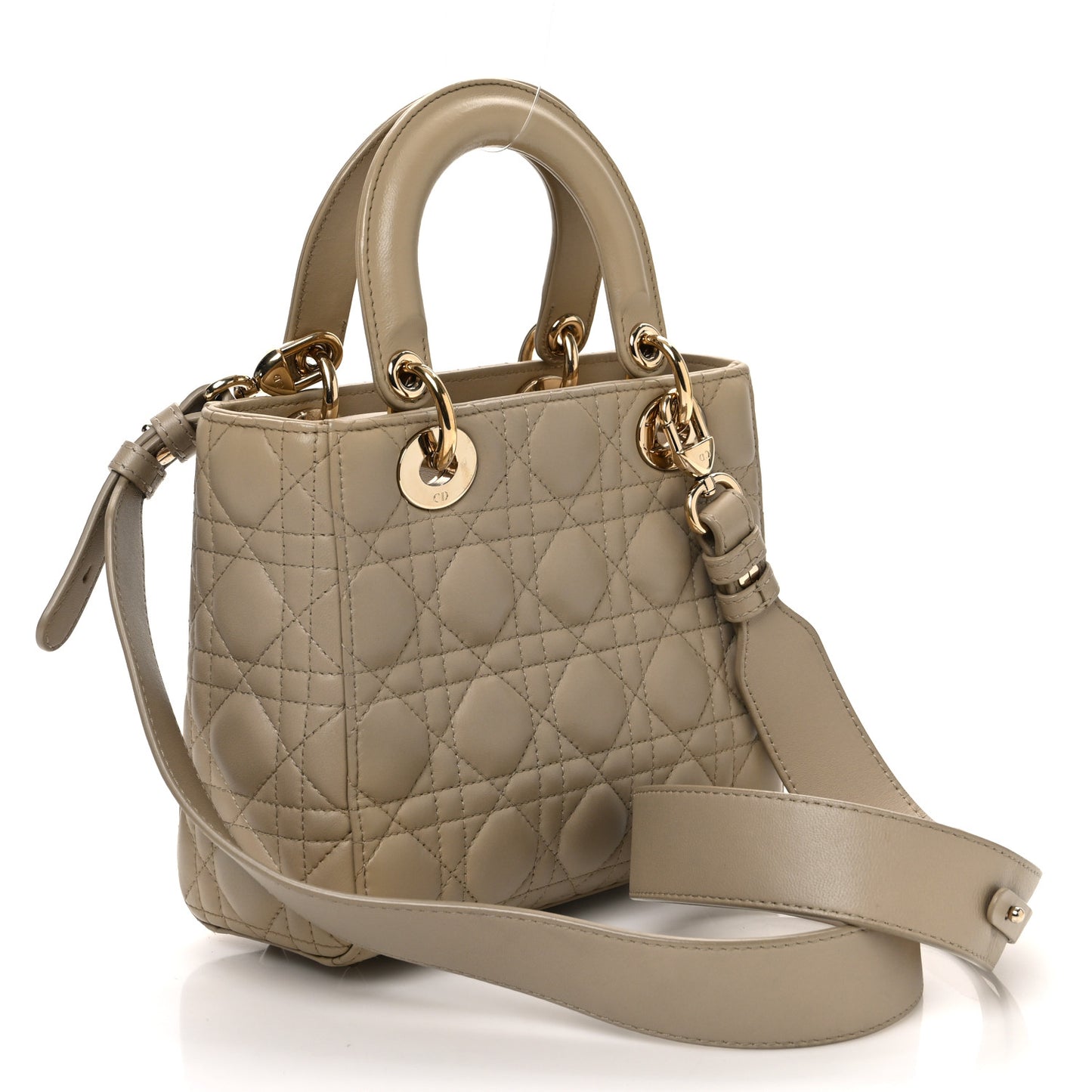 Lambskin Cannage Small My ABCDior Lady Dior Beige