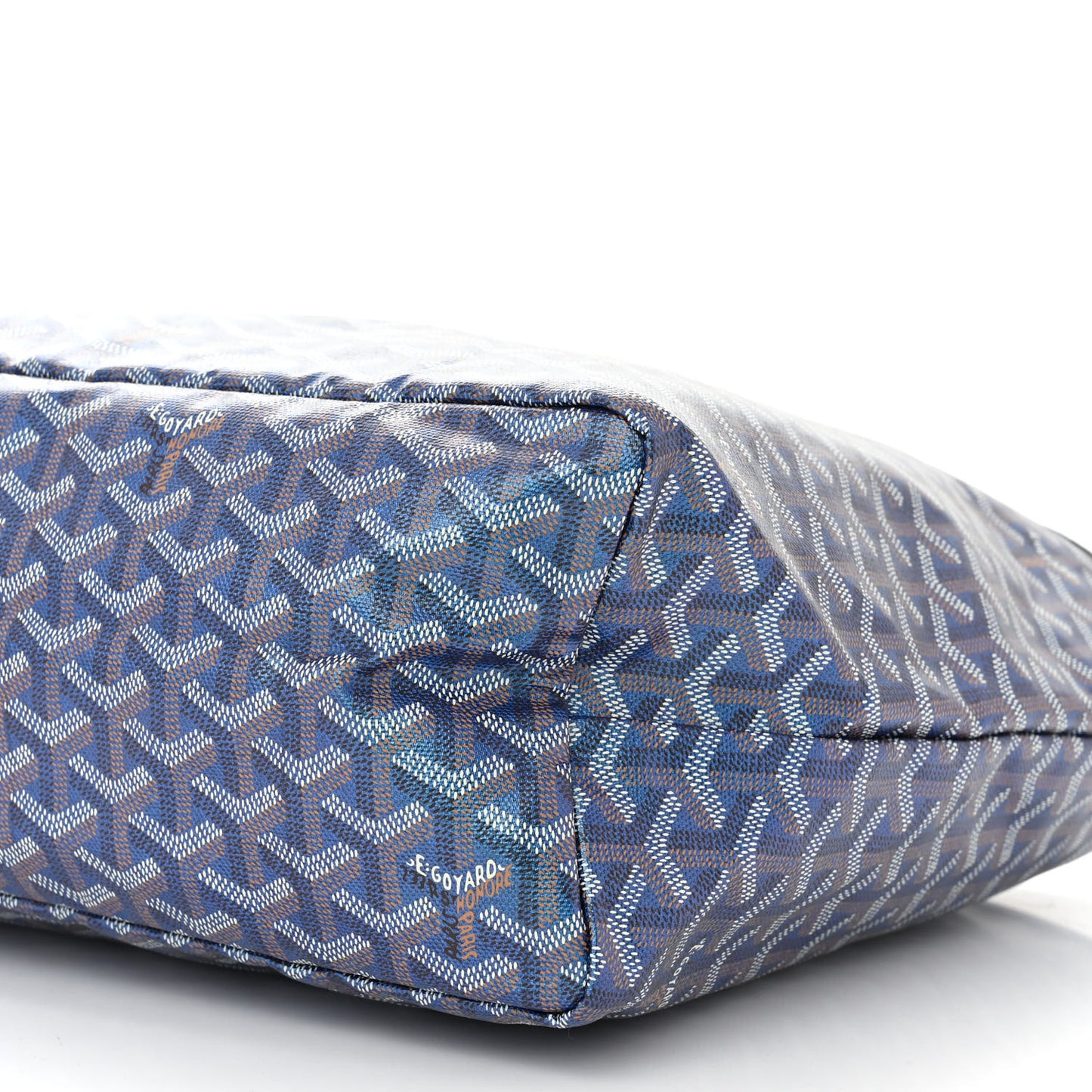 Iridescent Goyardine Saint Louis PM Pearly Blue