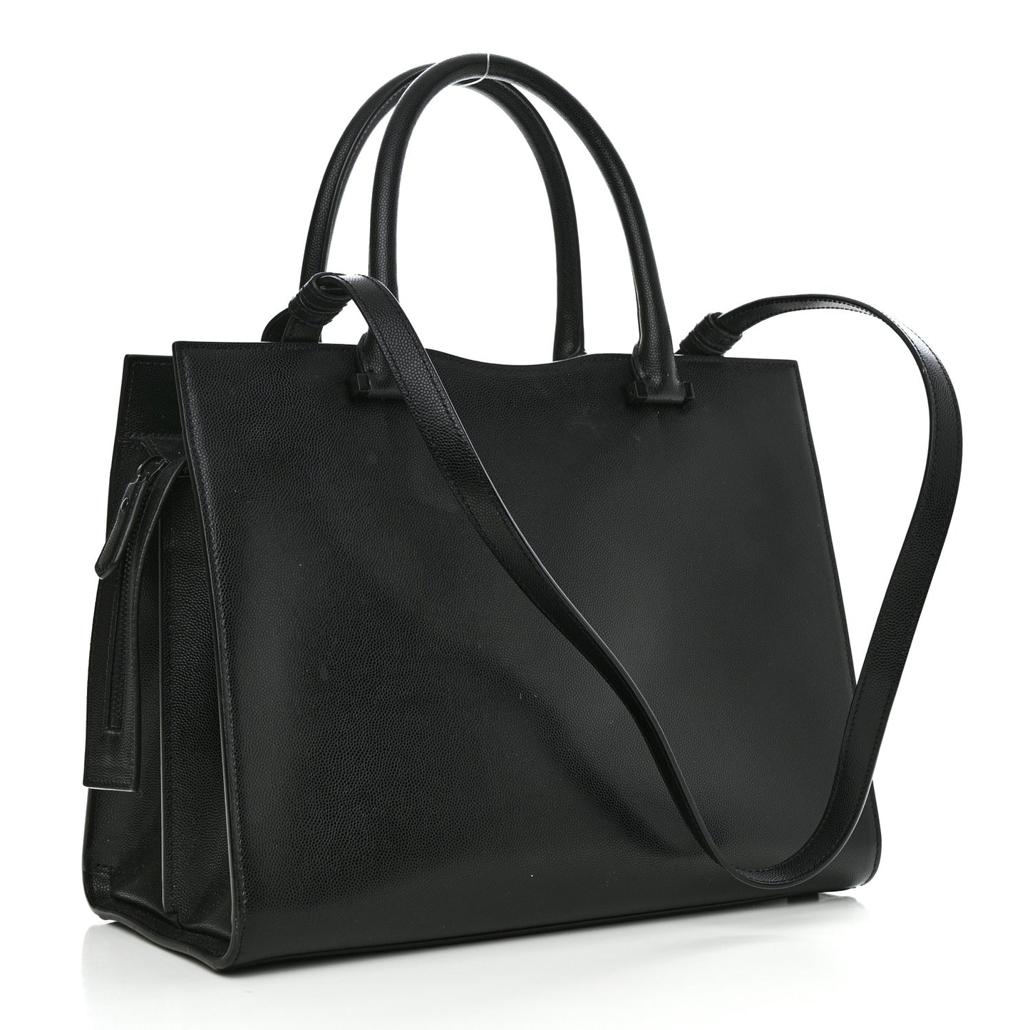Grain De Poudre Medium Uptown Tote Black