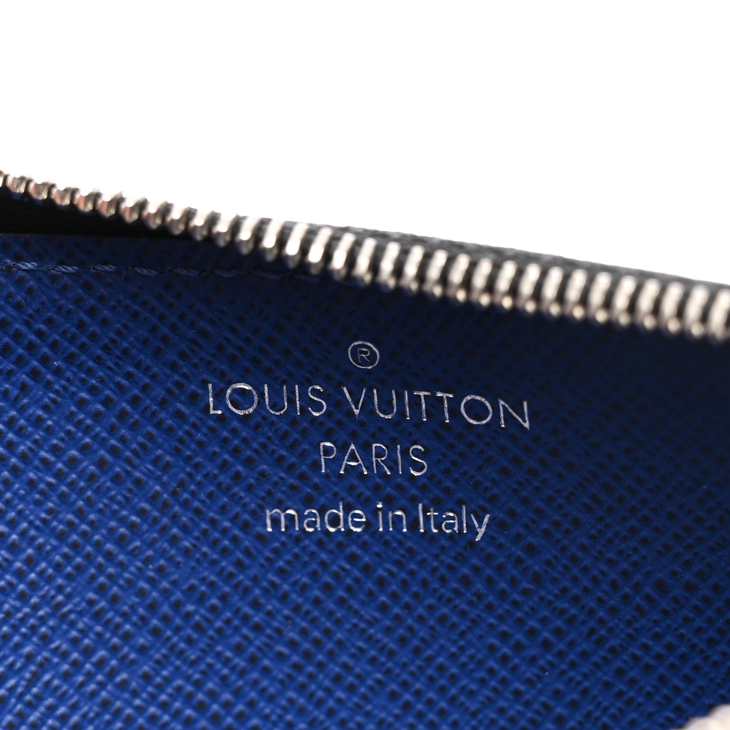 Louis Vuitton Monogram Taiga Coin Card Holder Cobalt 6 of 6