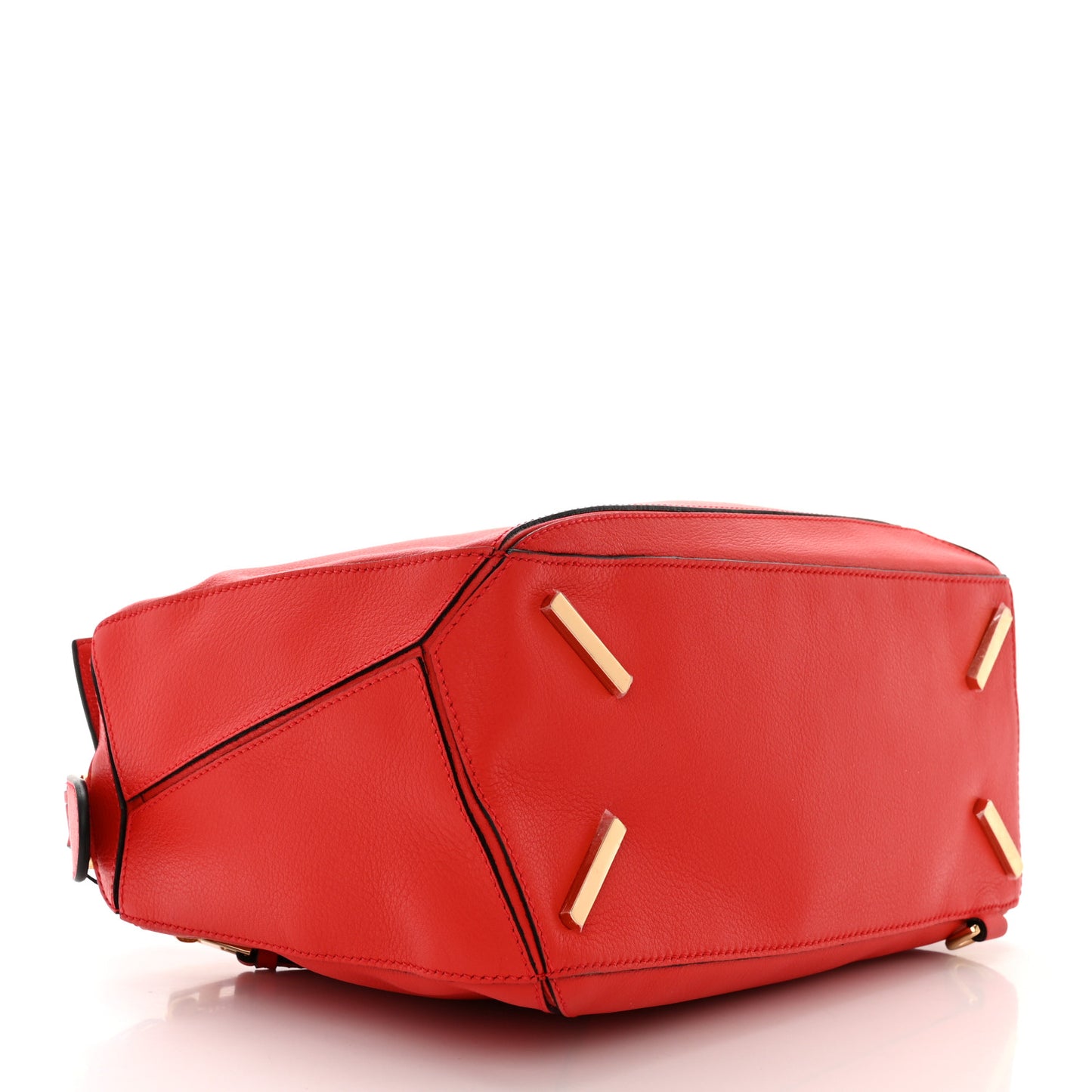 Calfskin Medium Puzzle Bag Scarlet