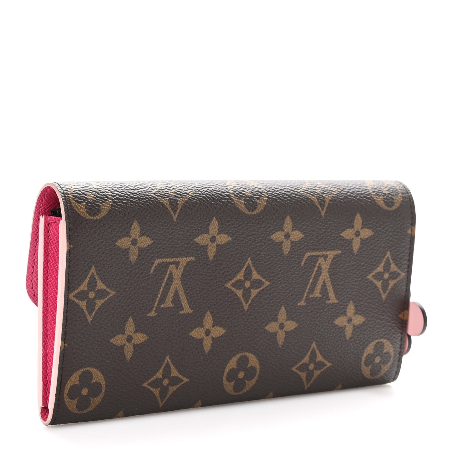 Monogram Bloom Flower Emilie Wallet Fuchsia