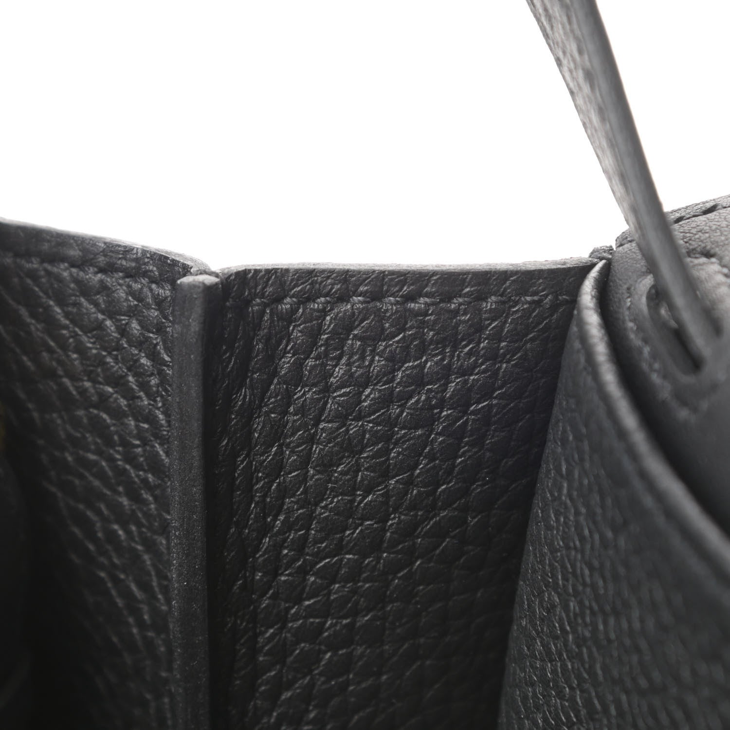 Hermes Taurillon Clemence Halzan 25 Black 9 of 13