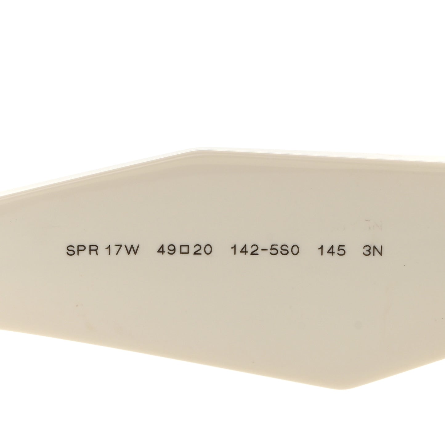 Acetate Symbole Sunglasses SPR 17W White