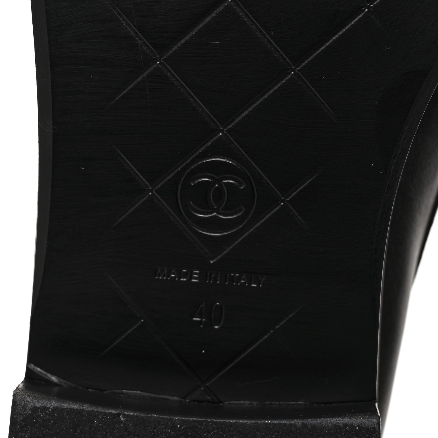 Chanel Lambskin Quilted CC Turnlock Loafers 40 Black 6 of 9