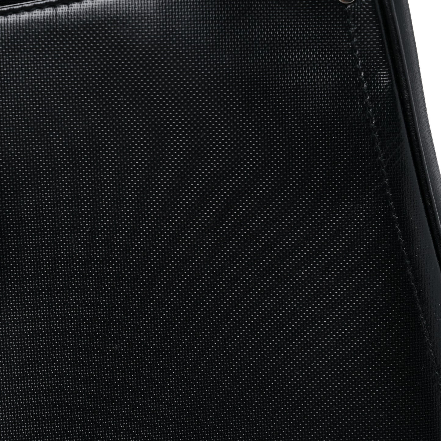 Coated Canvas Crystal Hardcore Shoulder Bag Black
