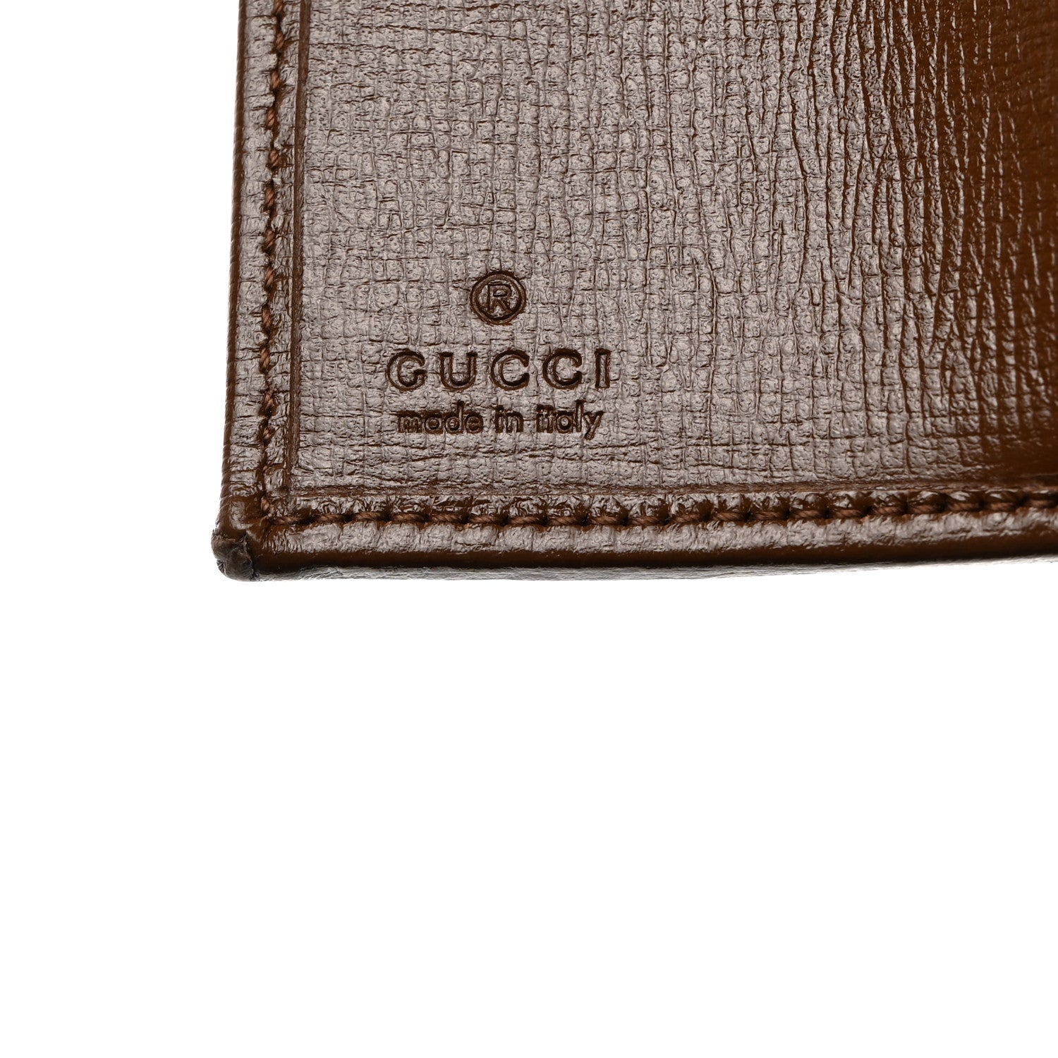 Balenciaga X GUCCI GG Monogram Azalea Calfskin Neo Classic Wallet Beige Ebony Brown Sugar 7 of 8