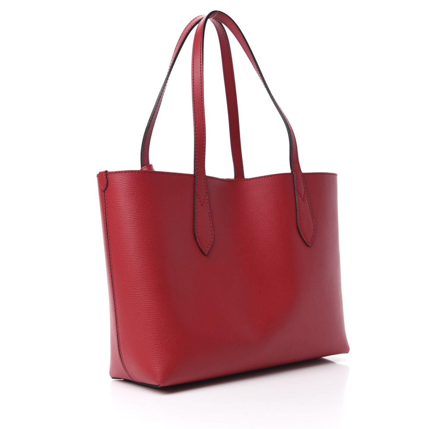 Haymarket Check Small Reversible Tote Poppy Red