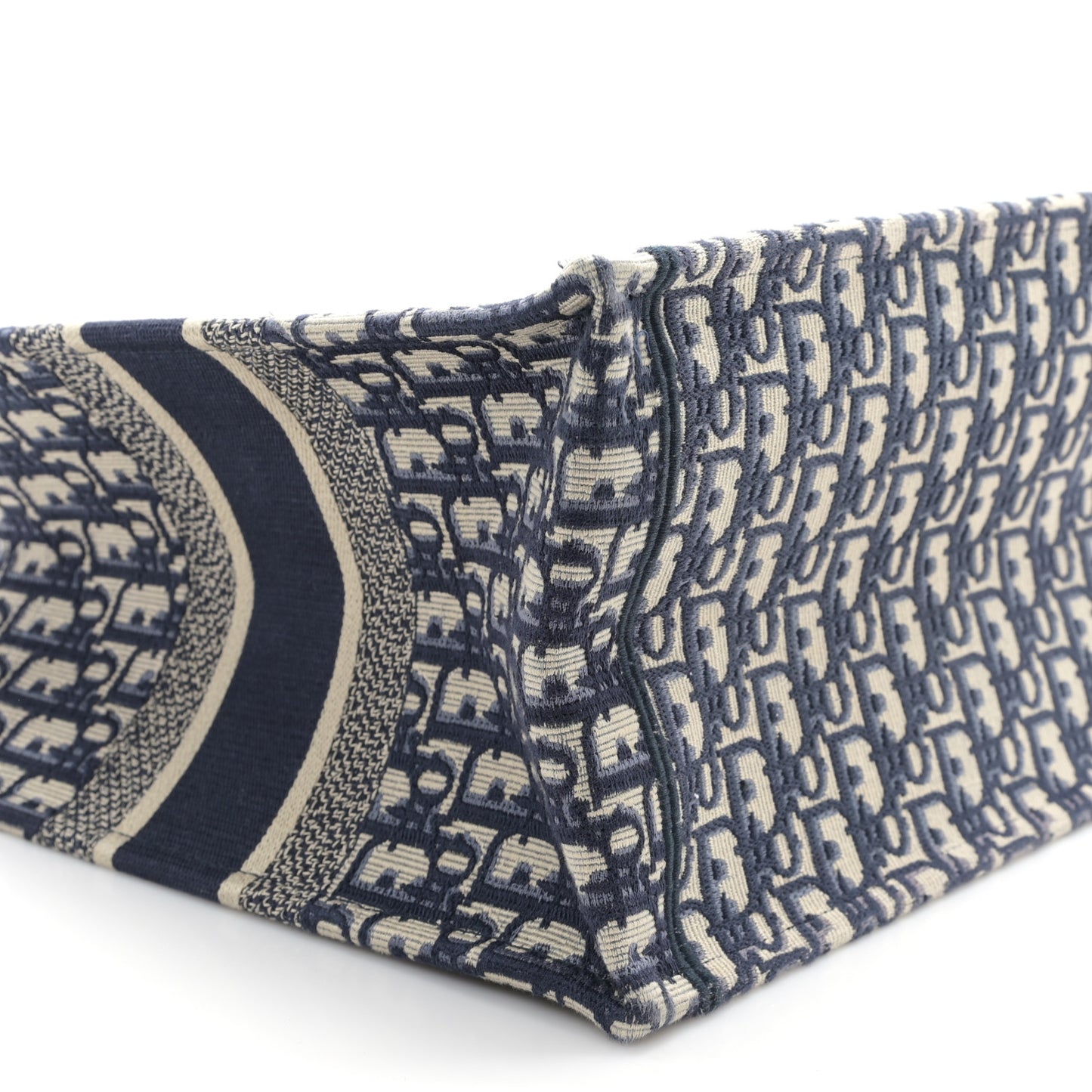 Oblique Medium Book Tote Blue Multicolor