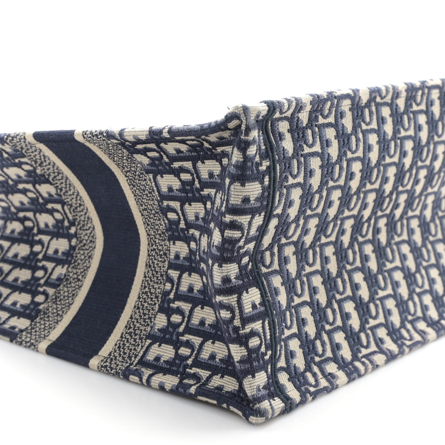 Christian Dior Oblique Medium Book Tote Blue Multicolor 9 of 11