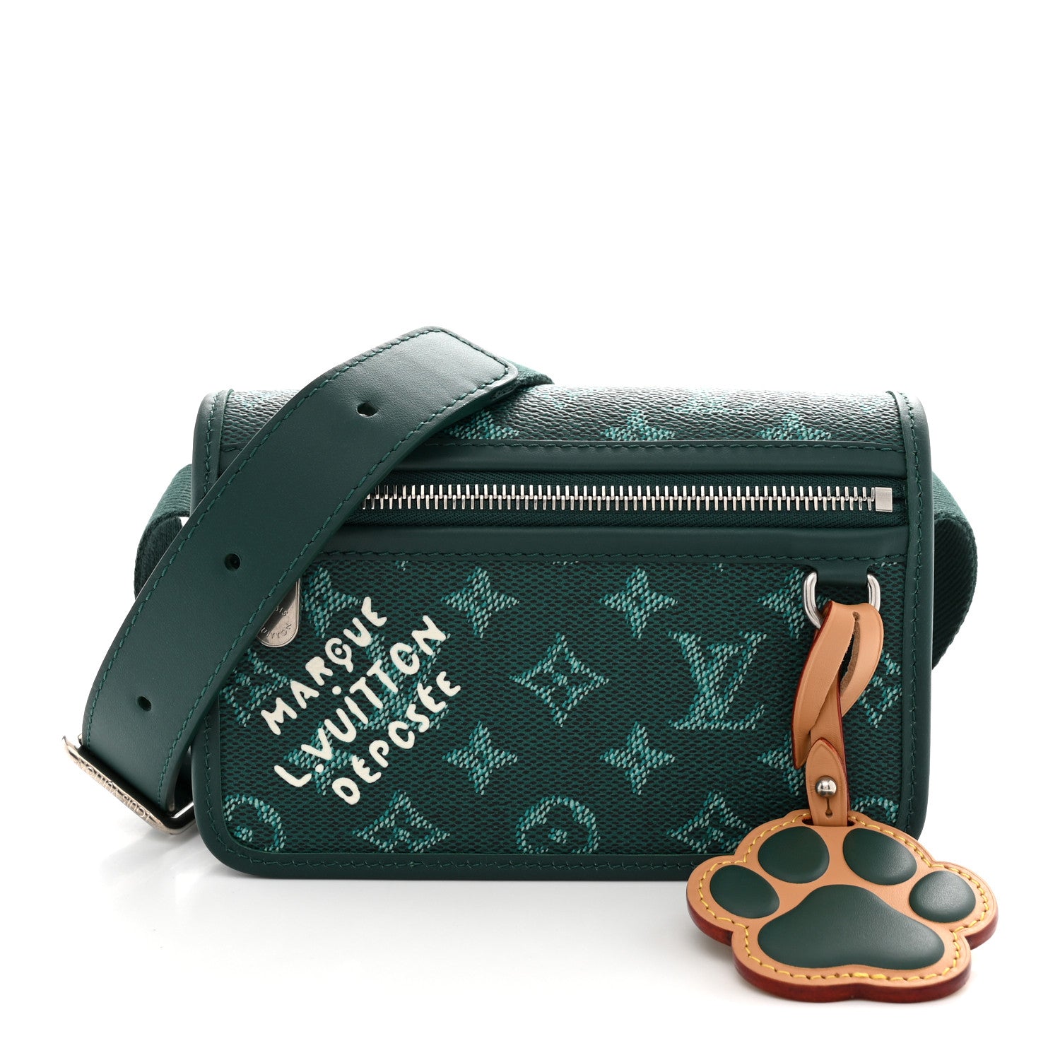 Louis Vuitton Monogram Heritage Bosphore Wearable Wallet Green