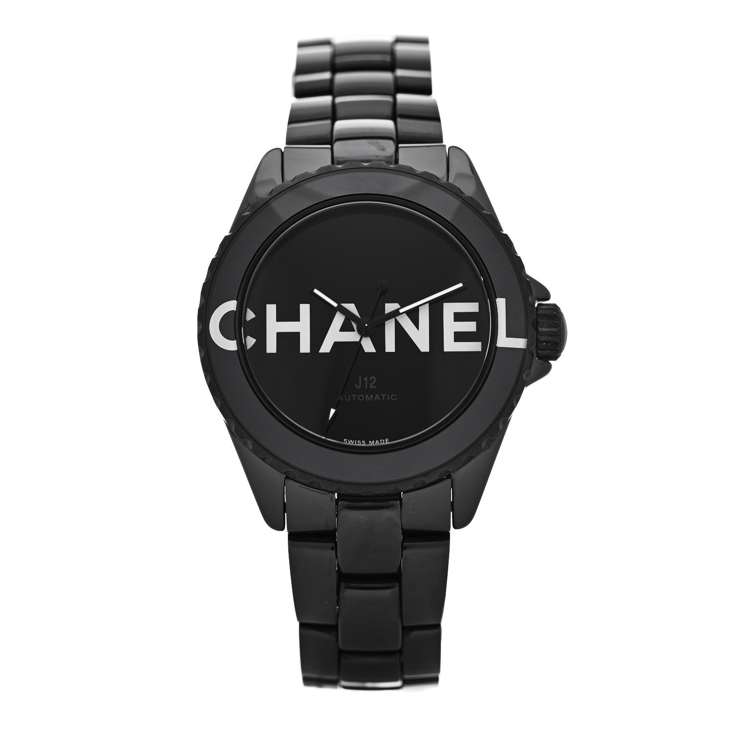 Chanel Stainless Steel Ceramic 38mm J12 Wanted de Chanel Automatic Watch Black 1 of 5