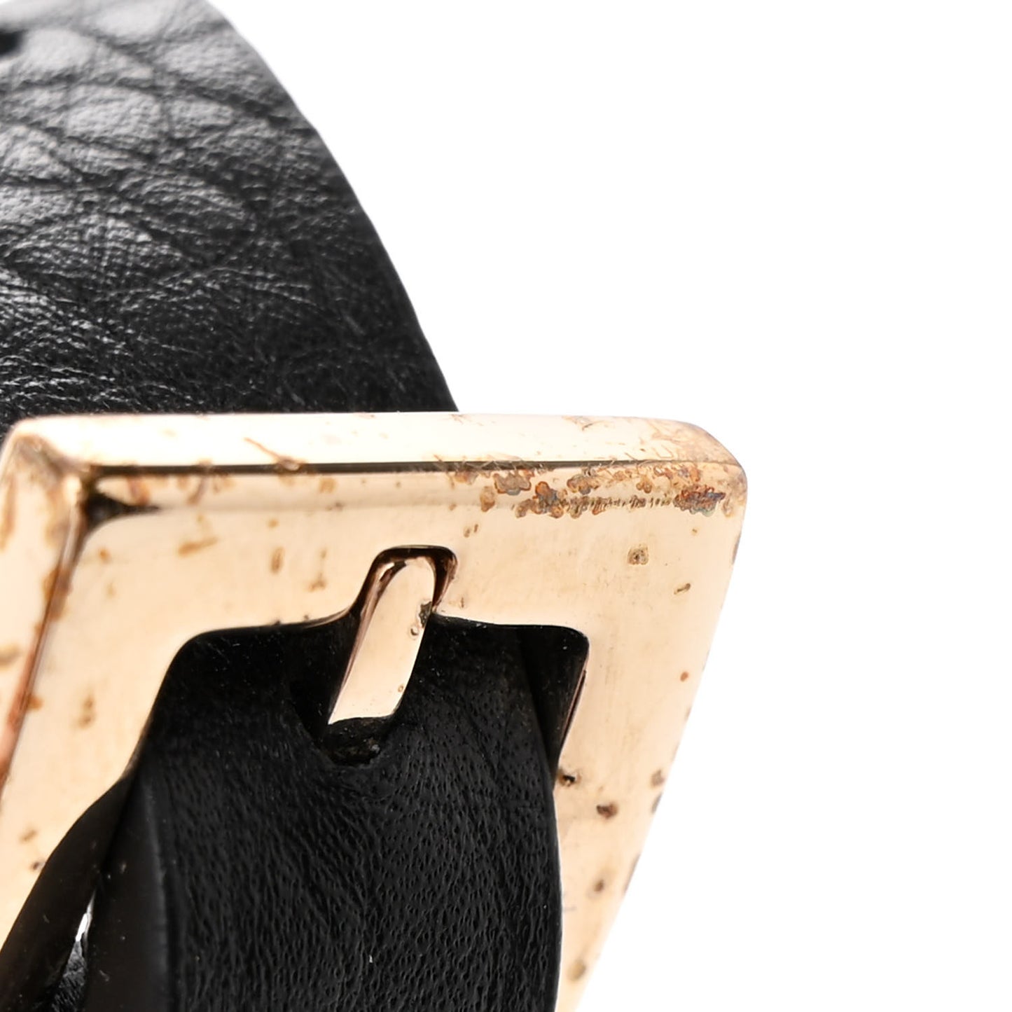Pebbled Calfskin Rockstud Camera Crossbody Bag Black