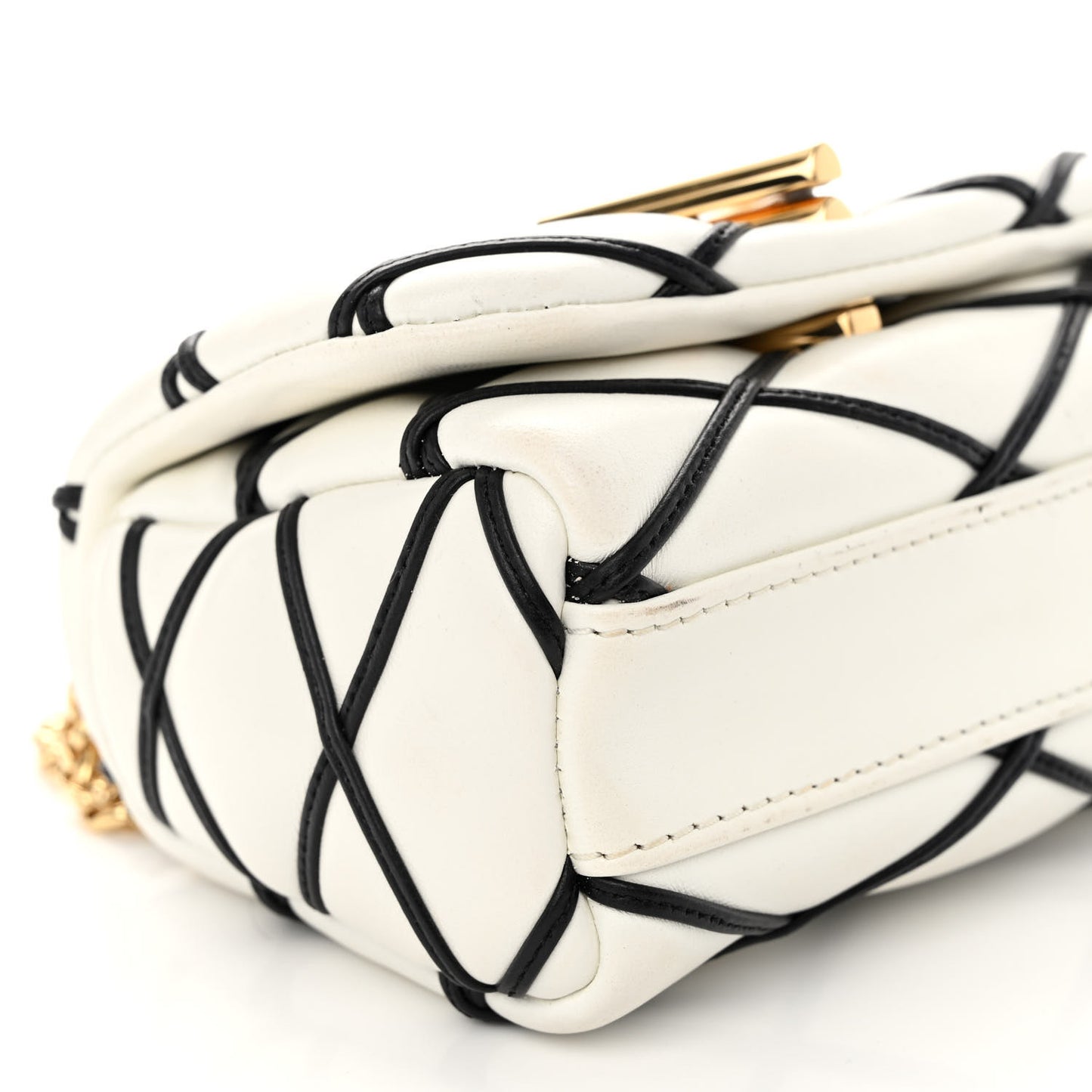 Lambskin Malletage Pico GO-14 White Black