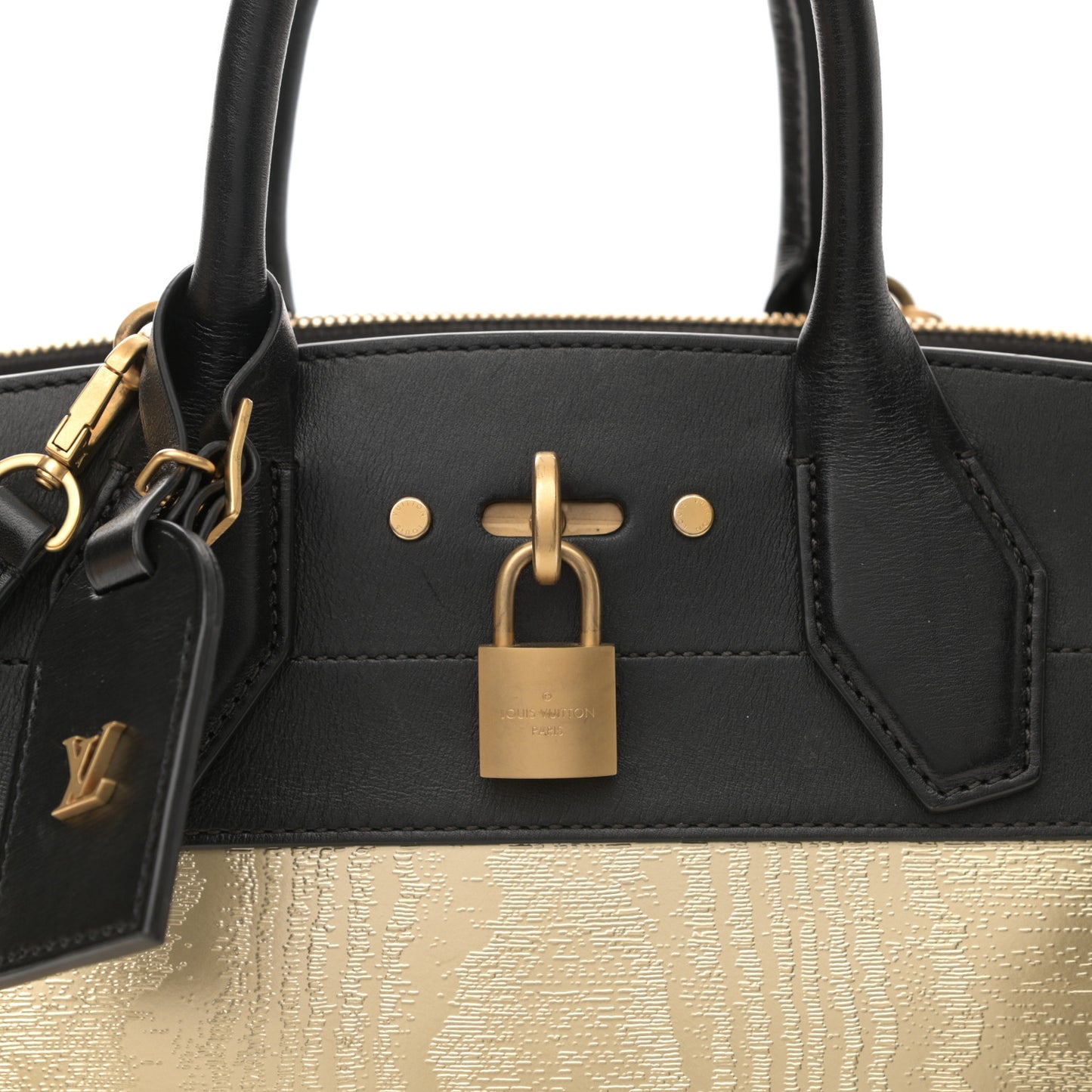 Calfskin City Steamer PM Gold