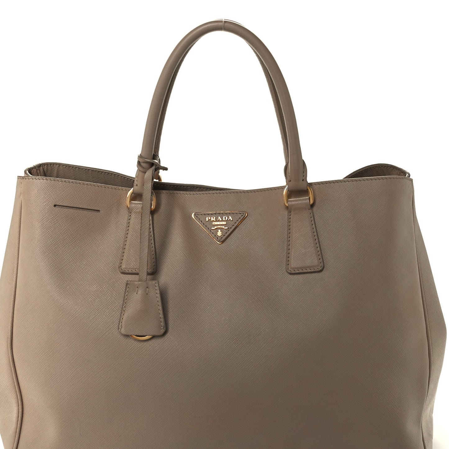 Saffiano Lux Large Tote Sabbia