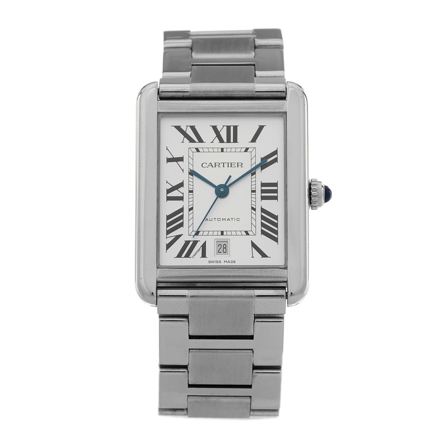 Stainless Steel 31mm Tank Solo Automatic Watch