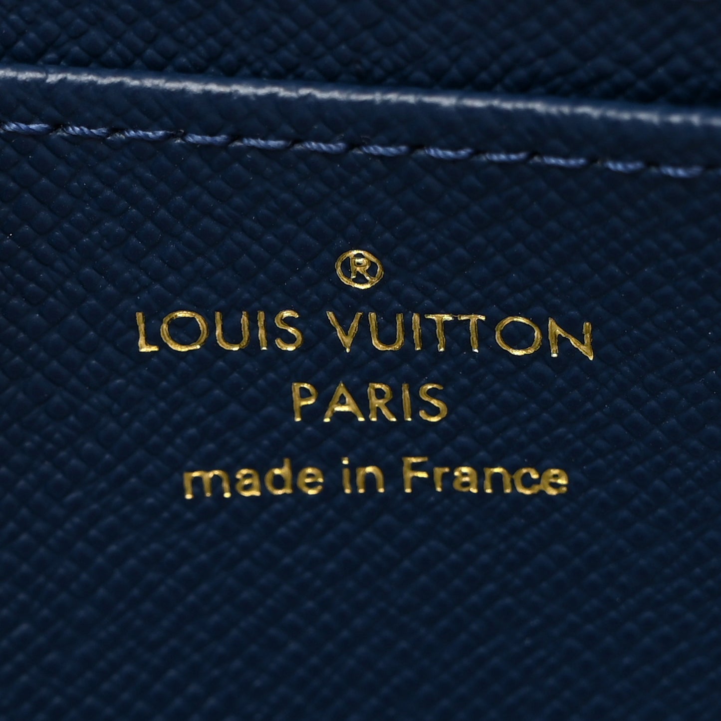 Denim Monogram Jacquard Zippy Coin Purse Bleu