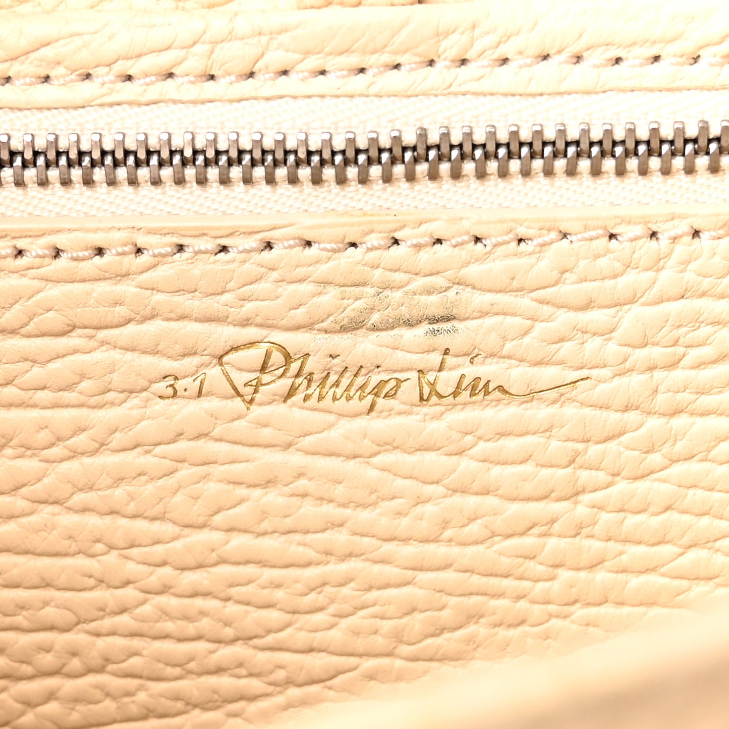 Textured Calfskin Mini Pashli Satchel Milk