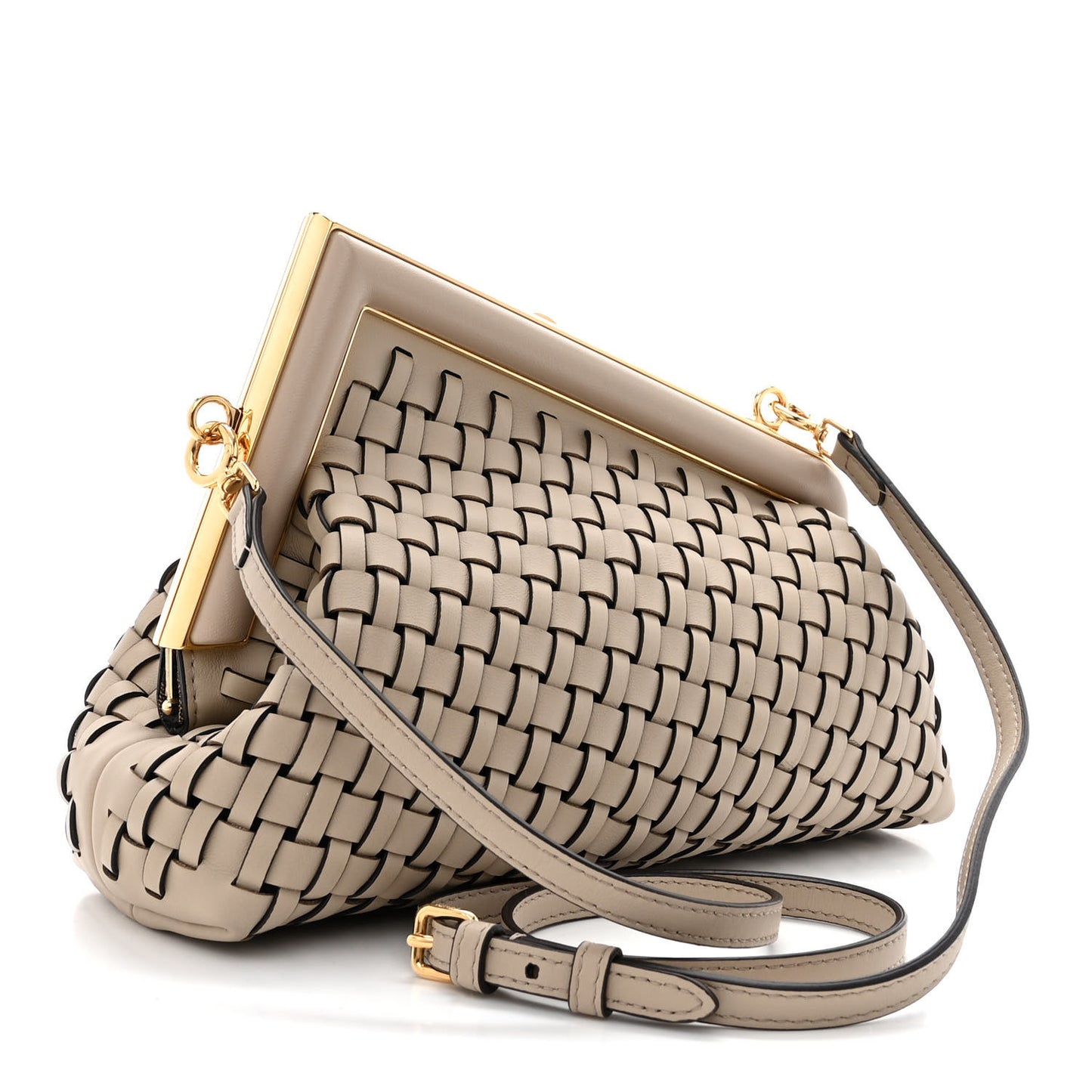 Vitello Grace Intreccio Small Fendi First Nuvola