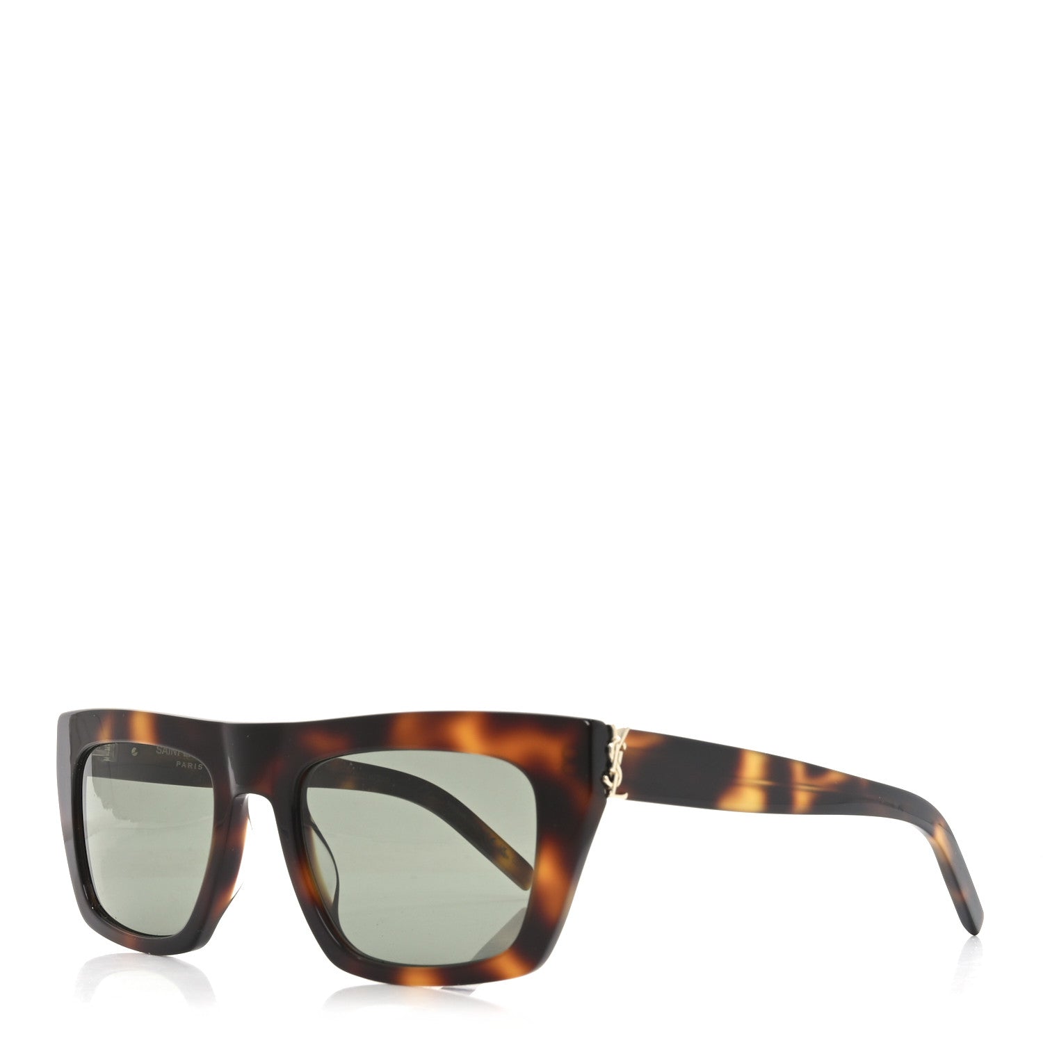 Authentic Saint Laurent tortoise sunglasses SAINT LAURENT EYEWEAR Square-frame tortoiseshell acetate  main image 4
