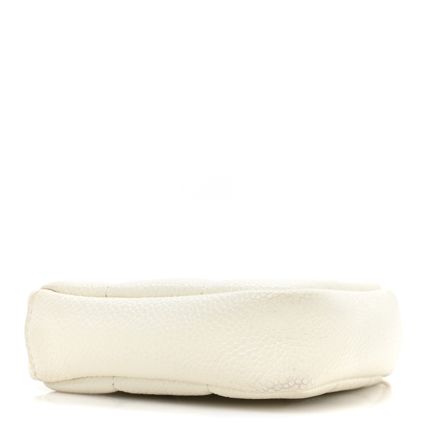 Chanel Caviar Quilted Diamond Belt Bag White 4 of 10