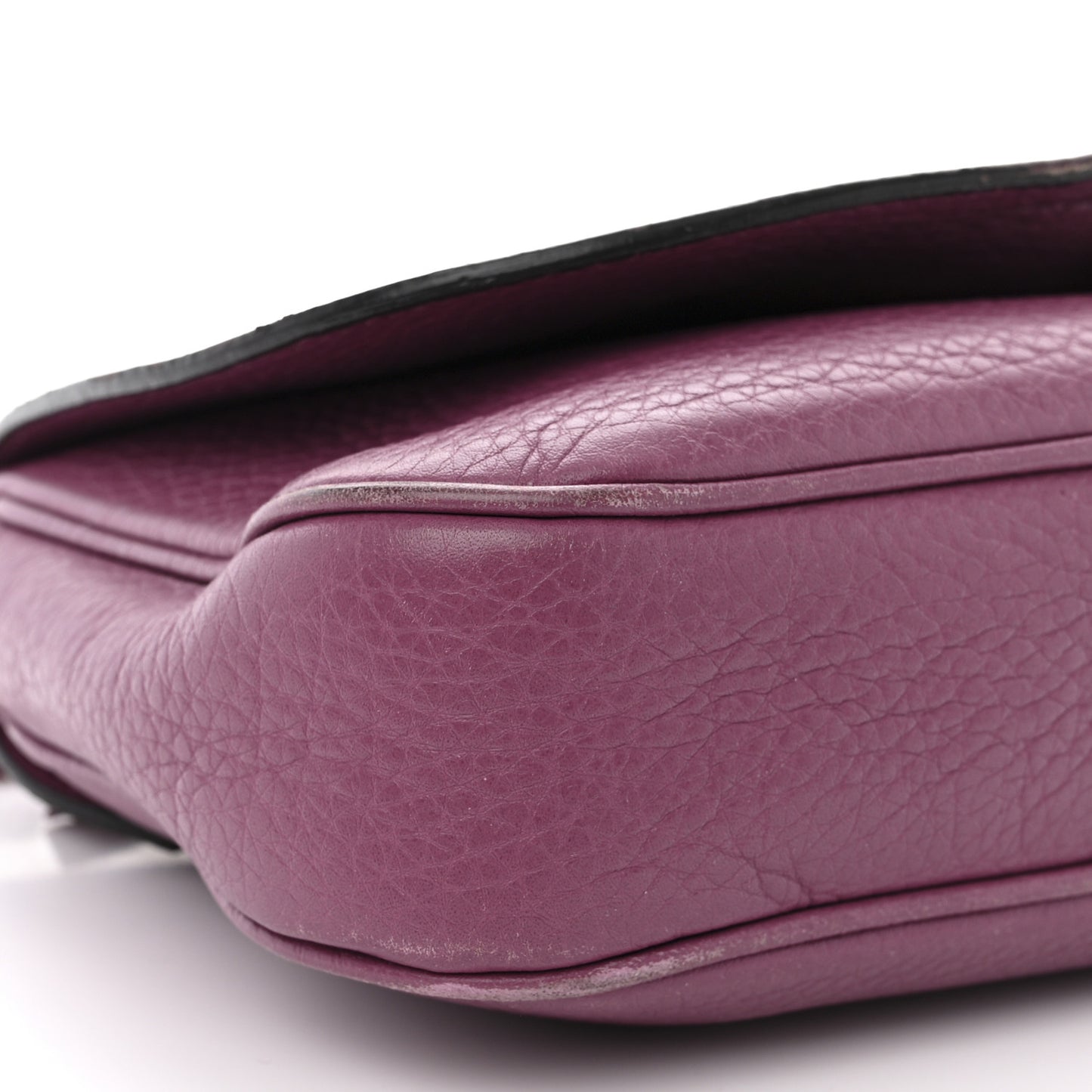 Pebbled Calfskin Medium Soho Flap Crossbody Peonia Flower