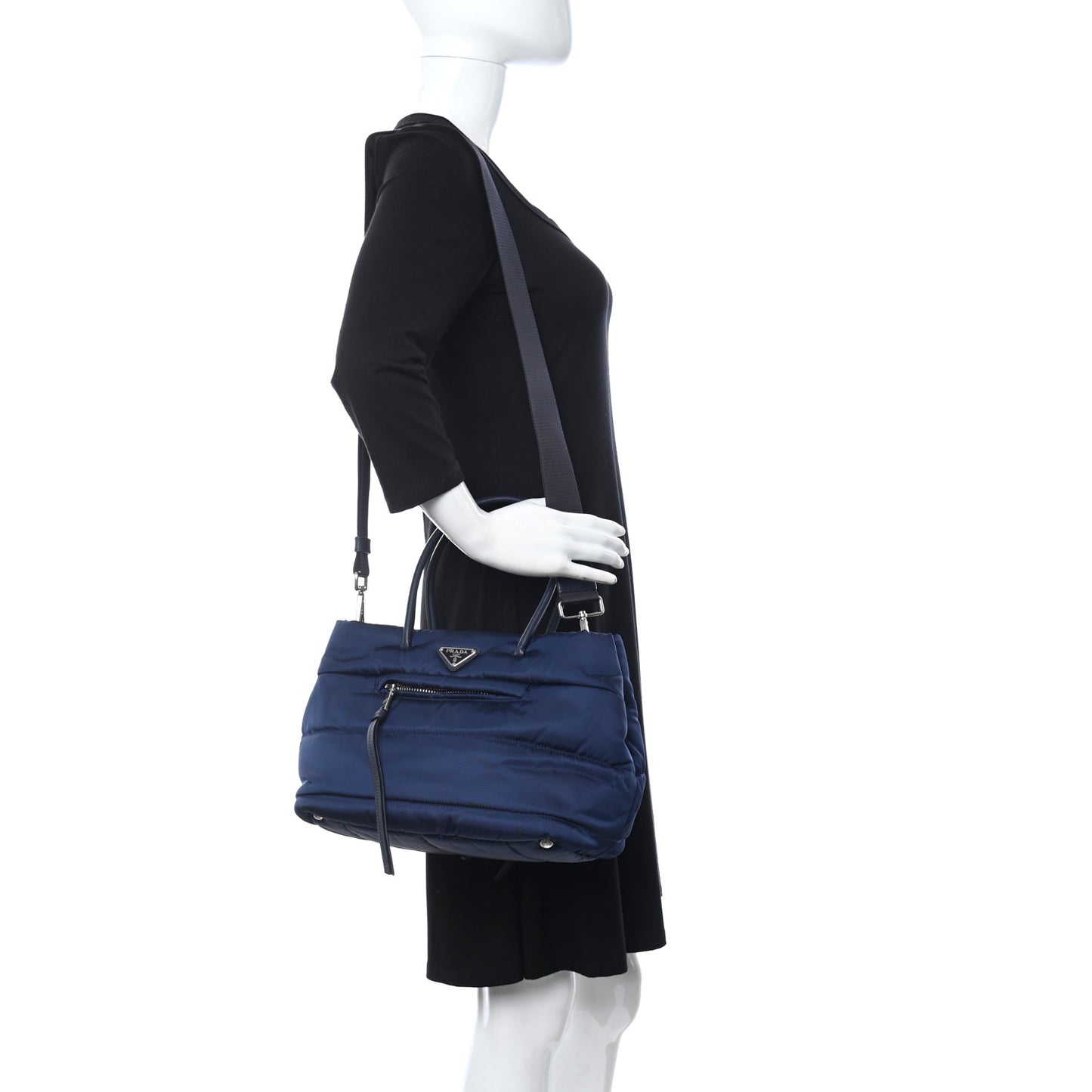 Tessuto Nylon Bomber Tote Baltico