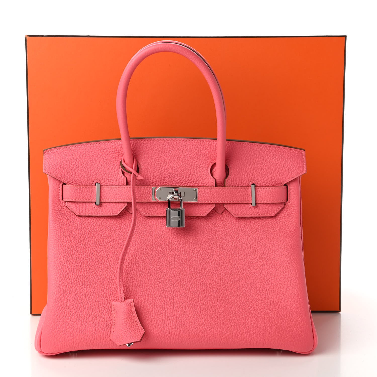 Hermes Togo Birkin 30 Rose Lipstick 11 of 11