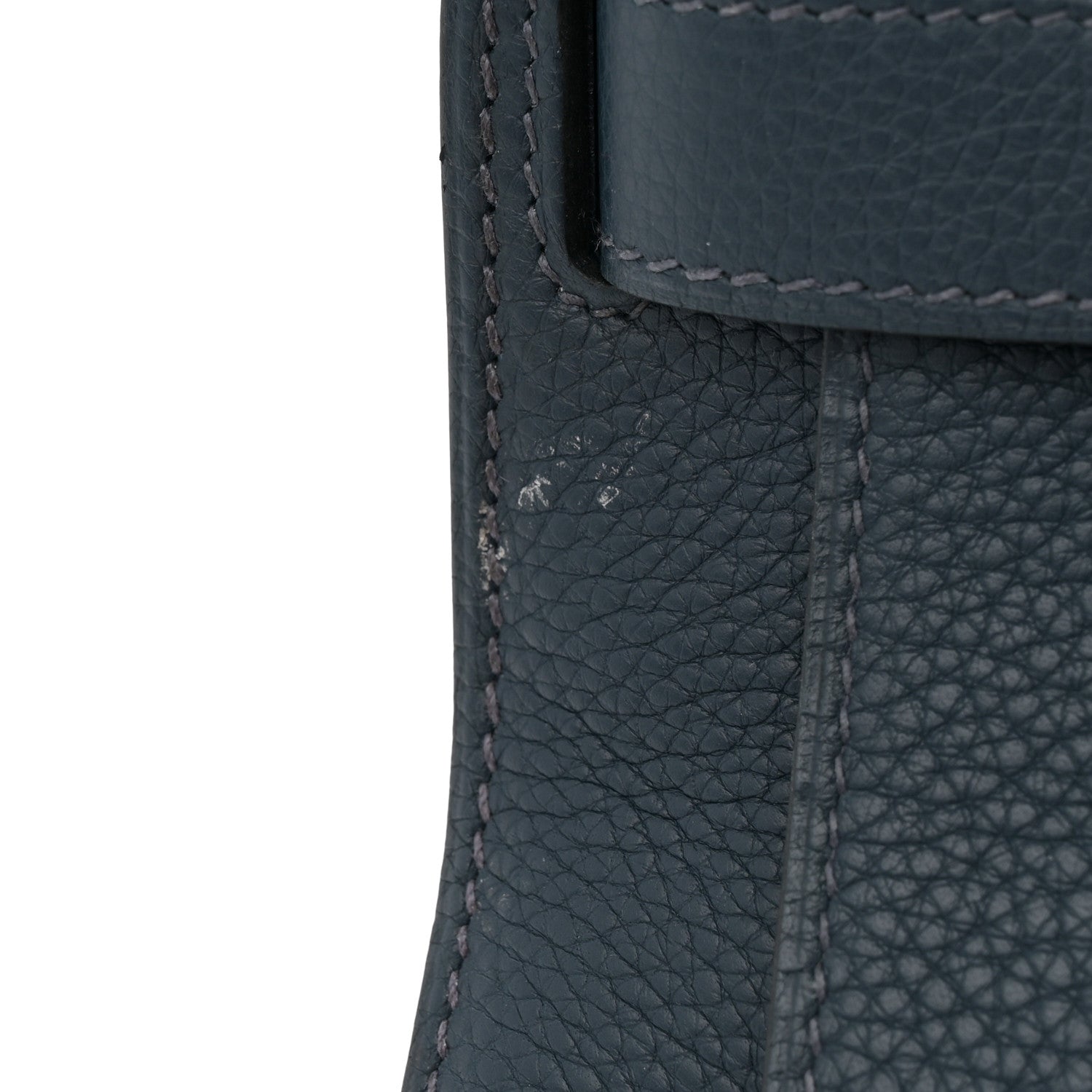 Hermes Taurillon Clemence Jypsiere 34 Bleu de Prusse 12 of 15